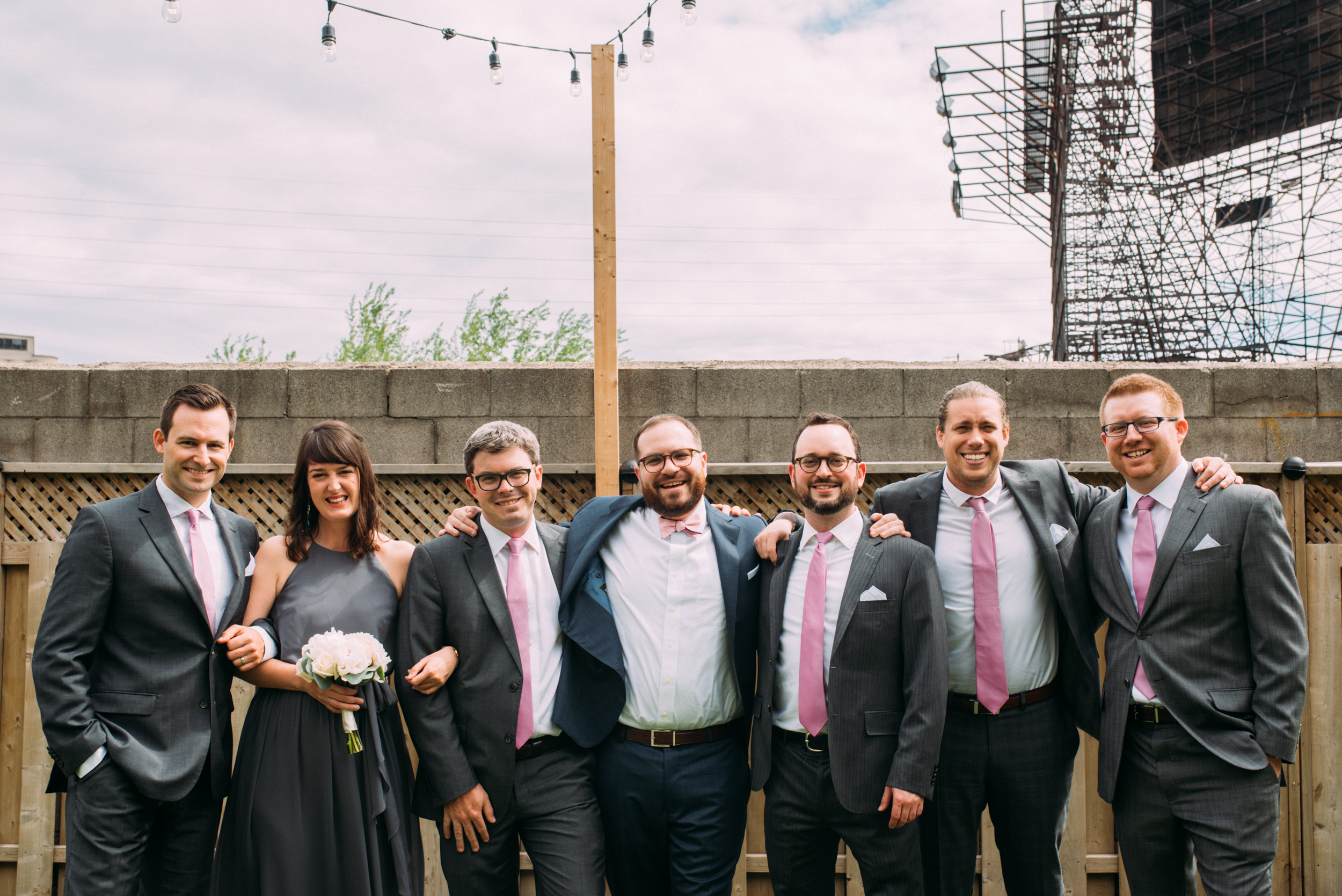 Groomsmen Photography Toronto Wedding at Airship 37 with Soundslikeyellowphotography
