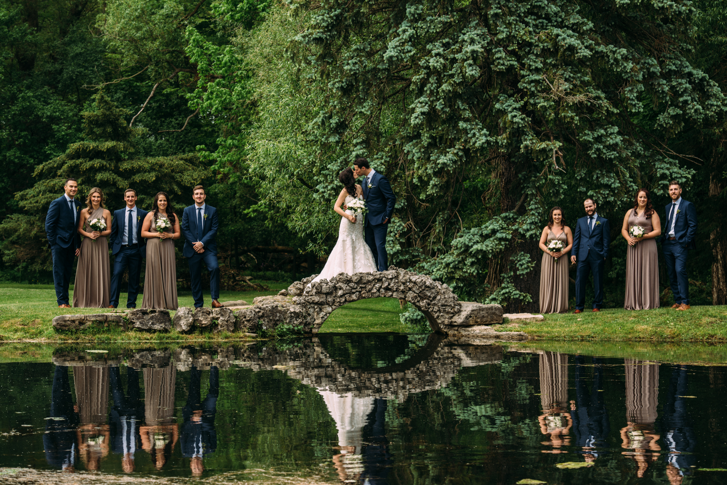 Ancaster Mill Wedding with sounds like yellow photography