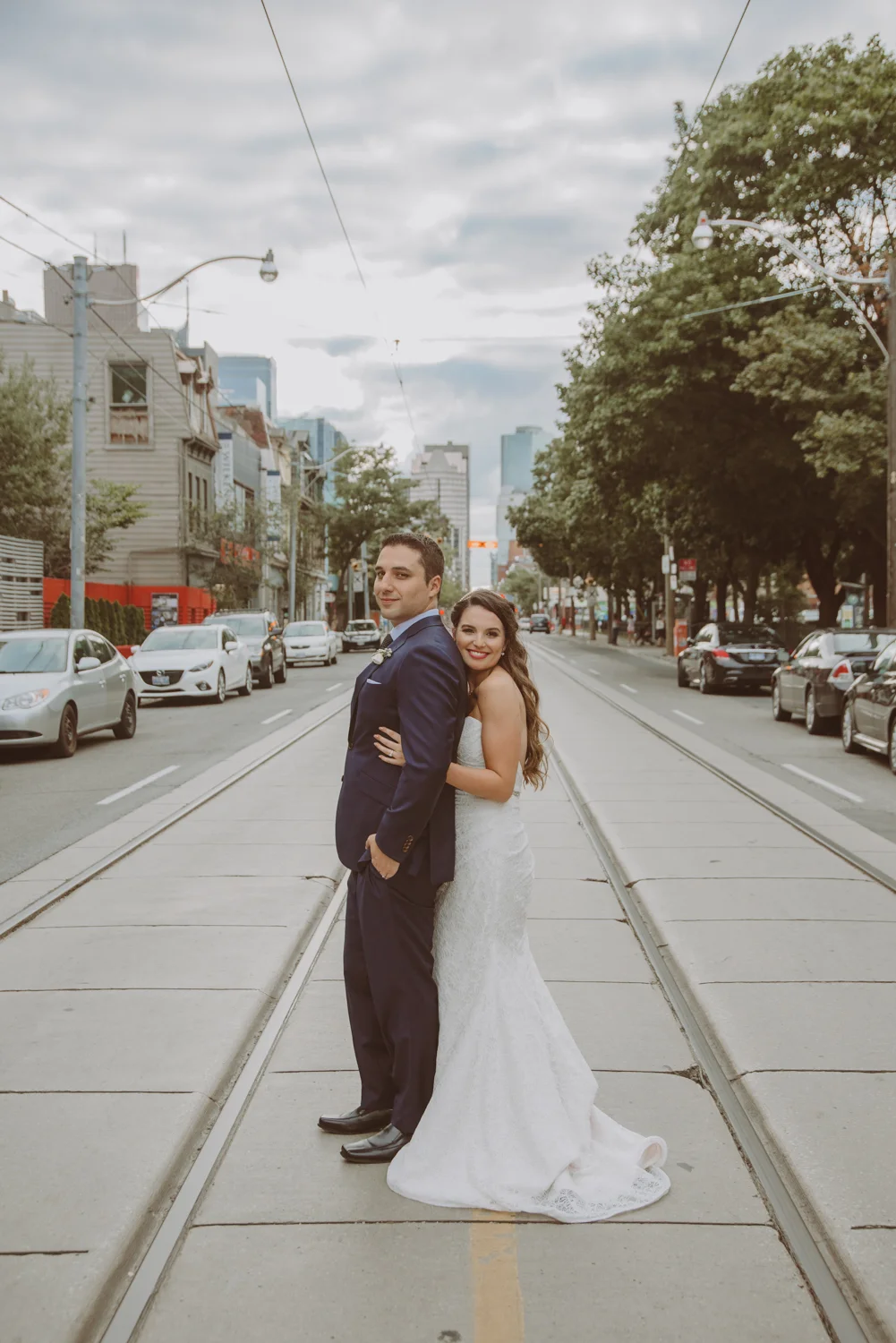Toronto Wedding Photography at Berkeley Church with sounds like yellow photography