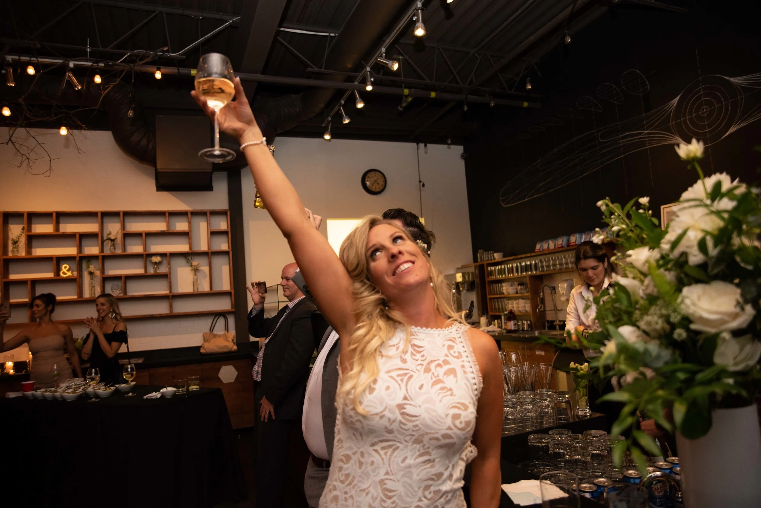 Toronto wedding photography with soundslikeyellowphotography, Propellor Coffee Co. wedding