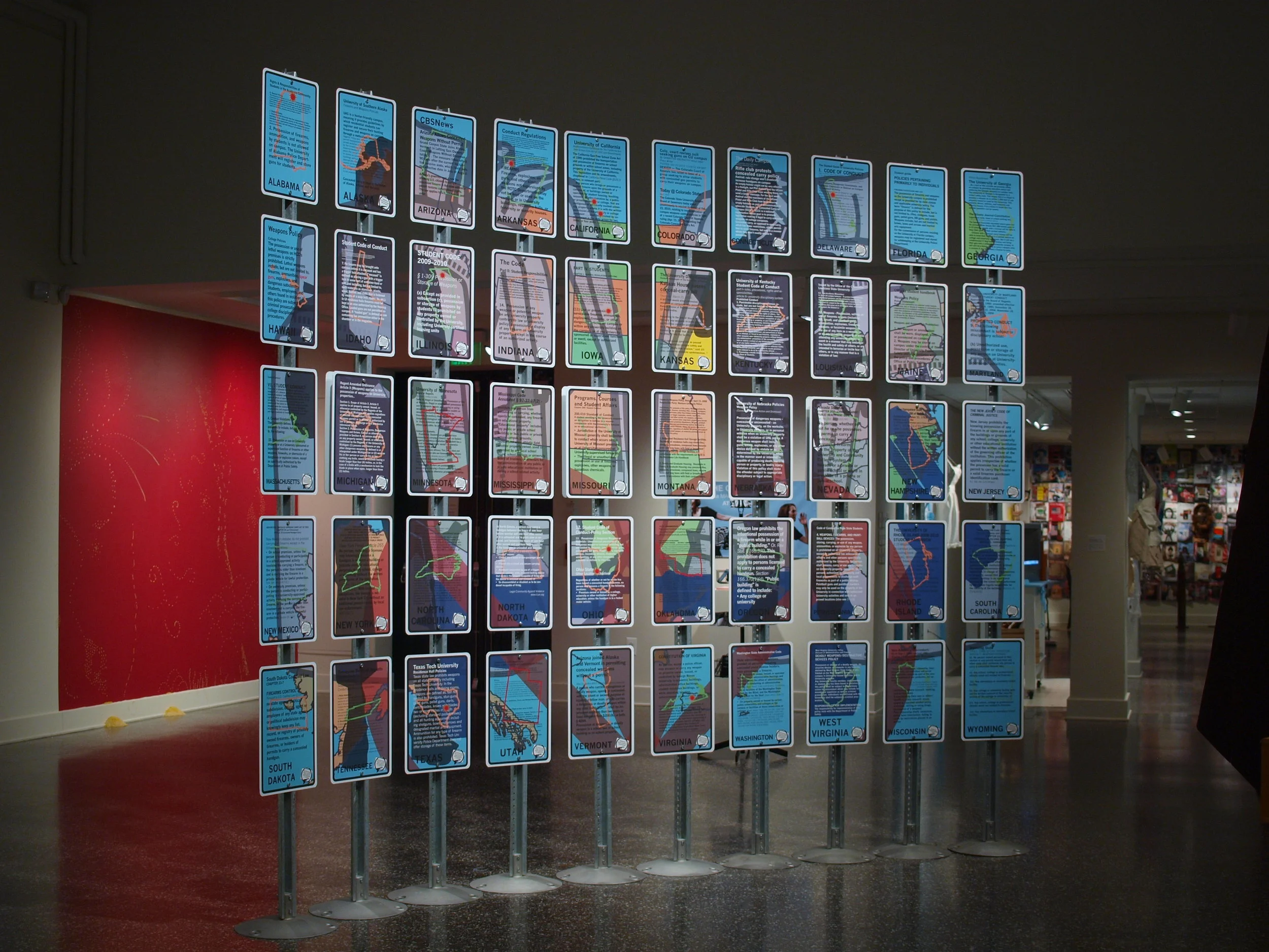  Gallery Installation, Dorksy Museum of Art, 2010. 