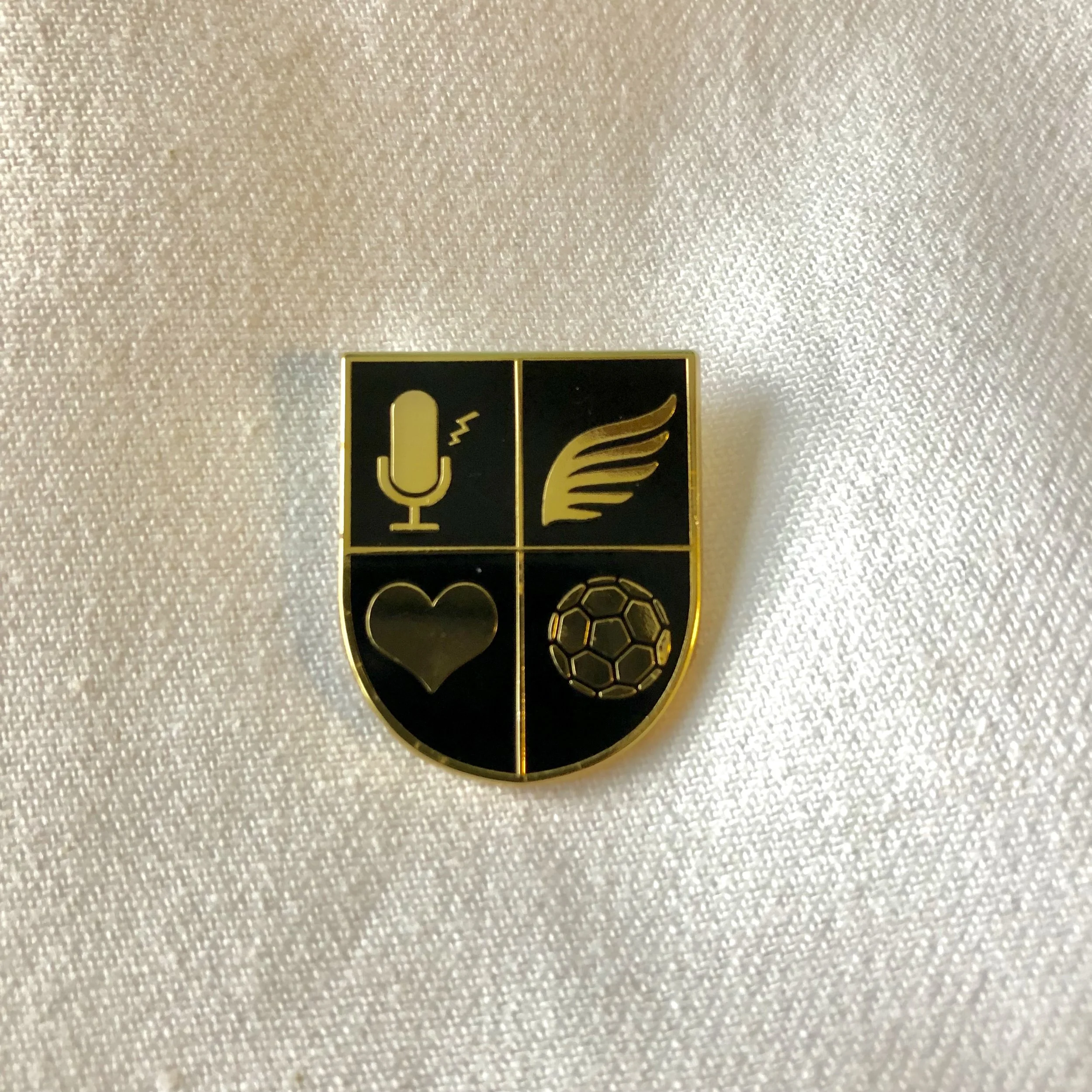 Heart Of LAFC Logo Pin