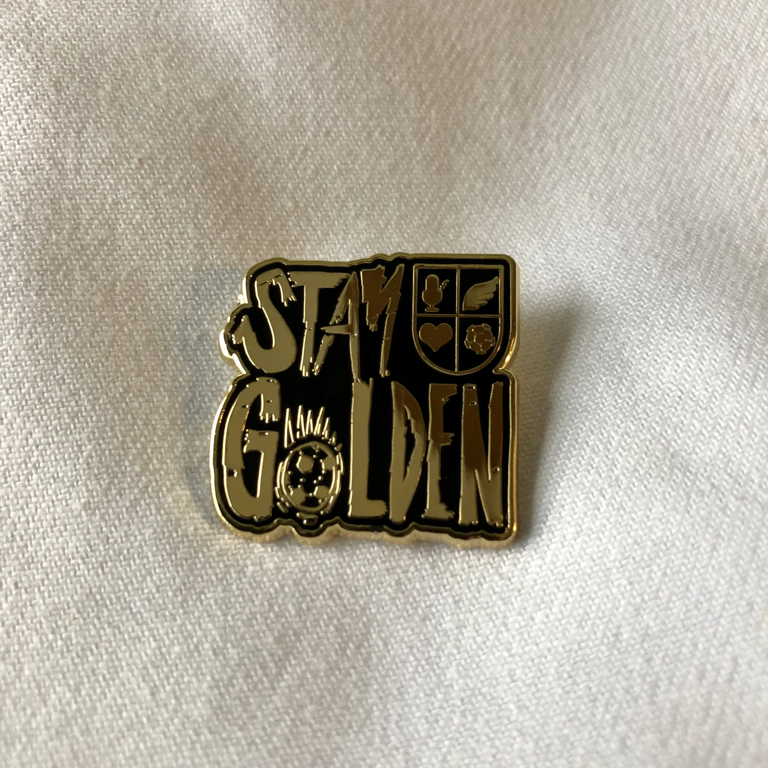 Stay Golden Pin