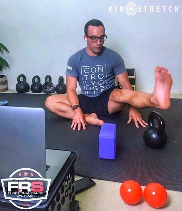 From the comfort of your own home

#Repost @kinstretch
・・・
Day ☝🏽 of the Kinstretch Level I Instructor Certification⁣
📍North America - ZOOM Online⁣
#FunctionalRangeSystems⁣
&bull; &bull; &bull;⁣
⁣
FRS Instructor @getchimpy discusses zones of straig