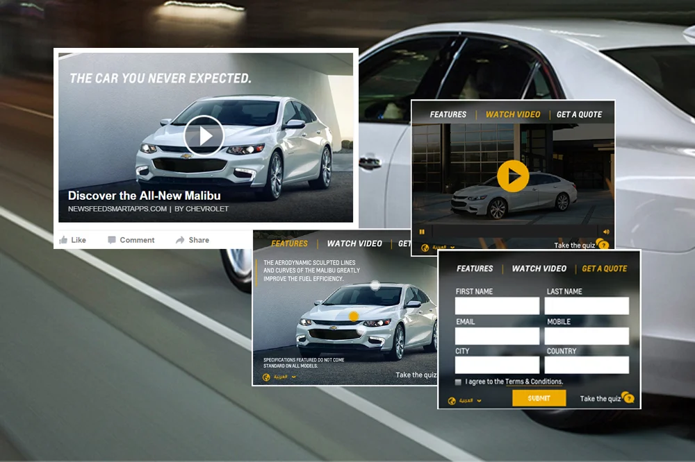 Newsfeed SmartApp for the Chevrolet Malibu