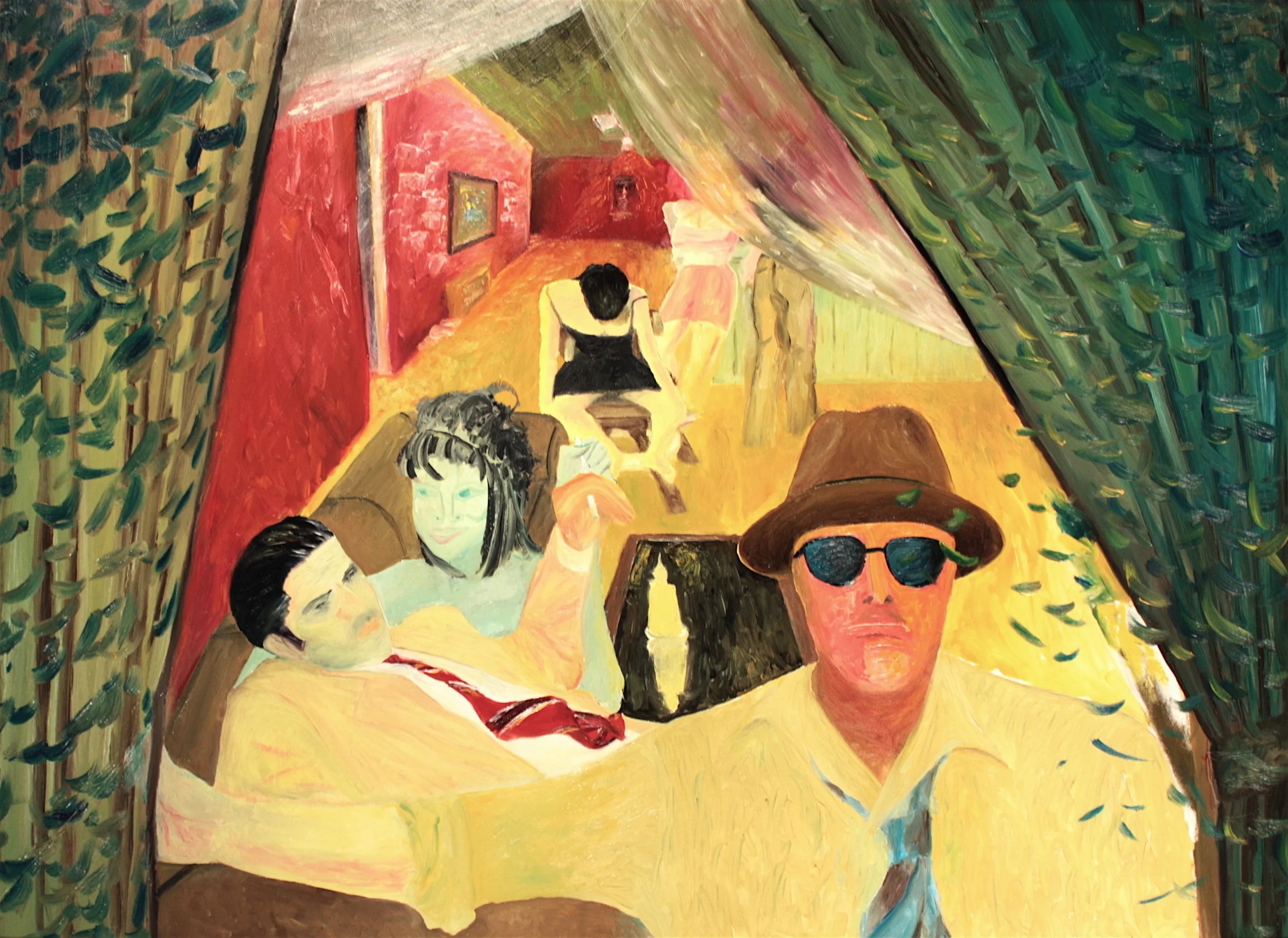 END OF AN ERA oil on canvas 36x48"