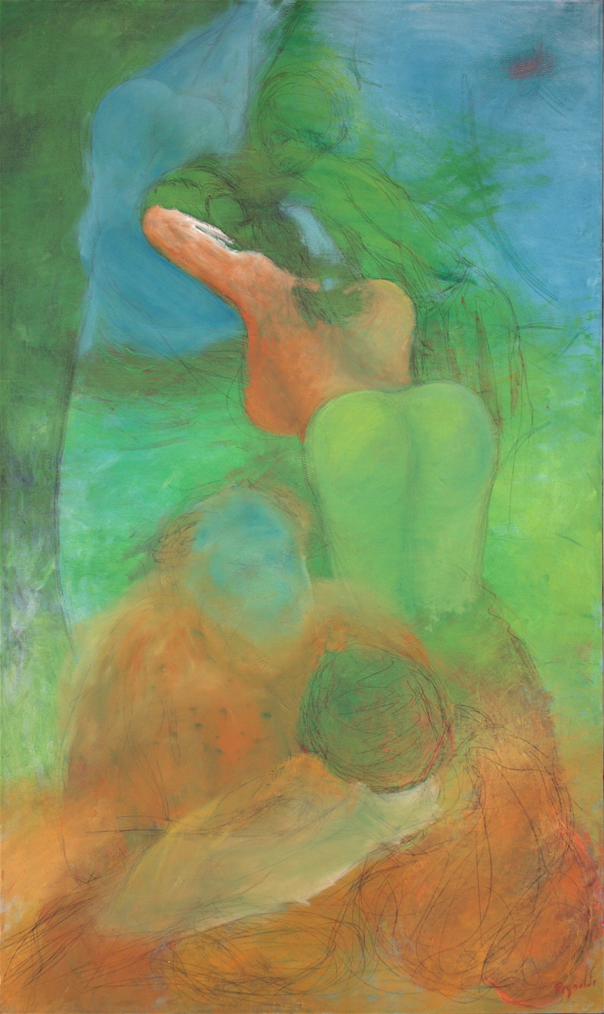 LOVERS DREAM oil on canvas 38x60"