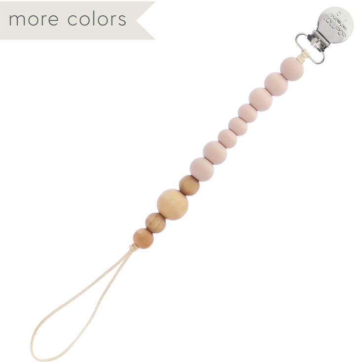 Lolli Wood &amp; Silicone Pacifier Clip