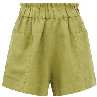 casa-raki-emilia-gathered-waist-organic-linen-shorts-green.jpeg