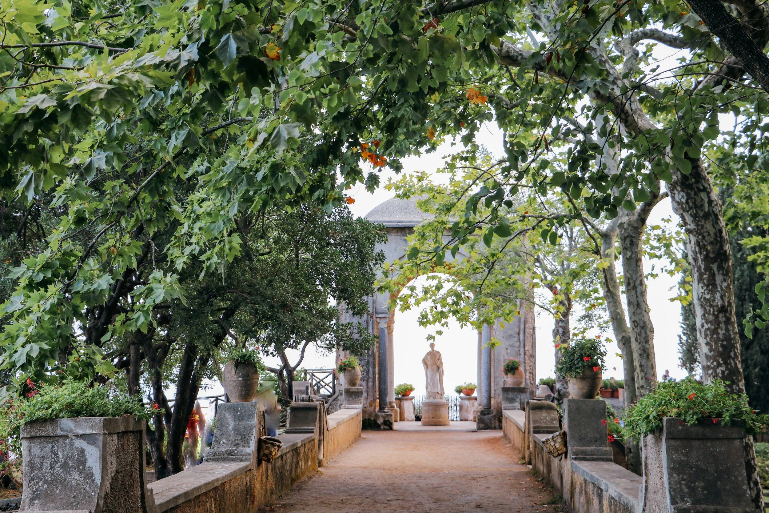 The Gardens of Villa Cimbrone in Ravello, Italy