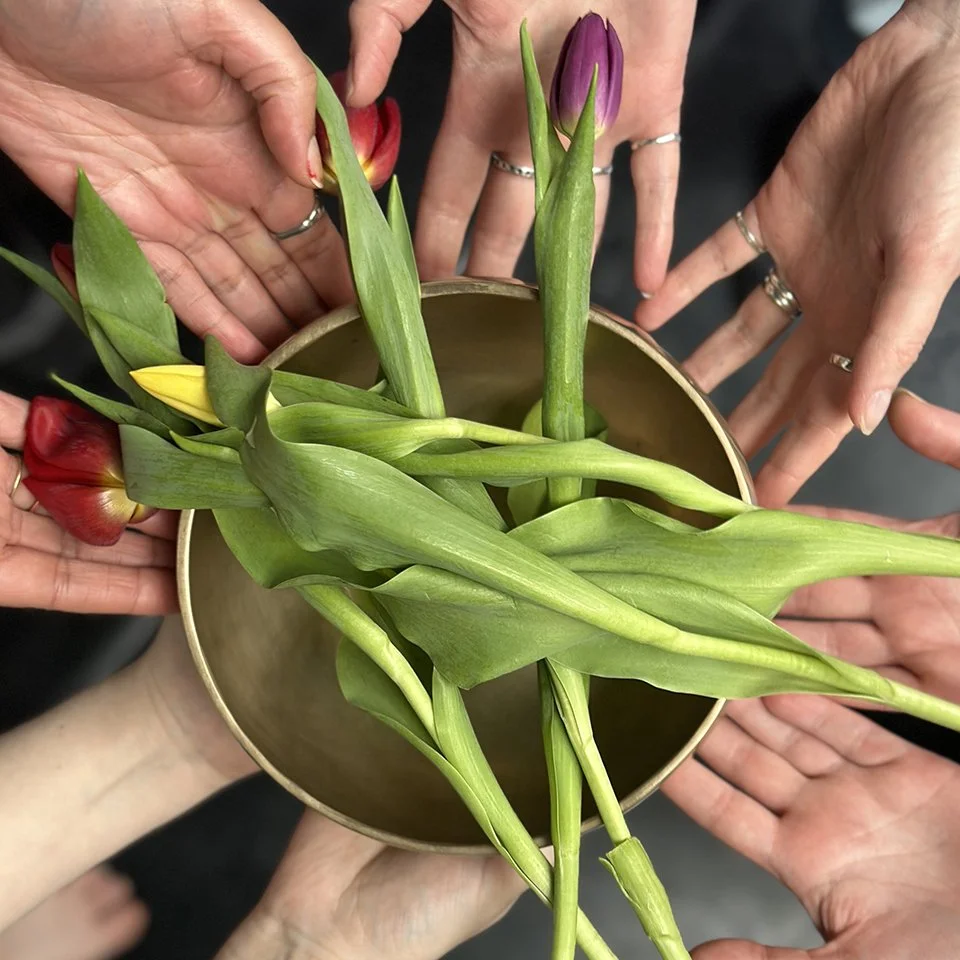 hands and bowl and tulips - Clare Simpson Take A Breath - March 2024 square.jpg
