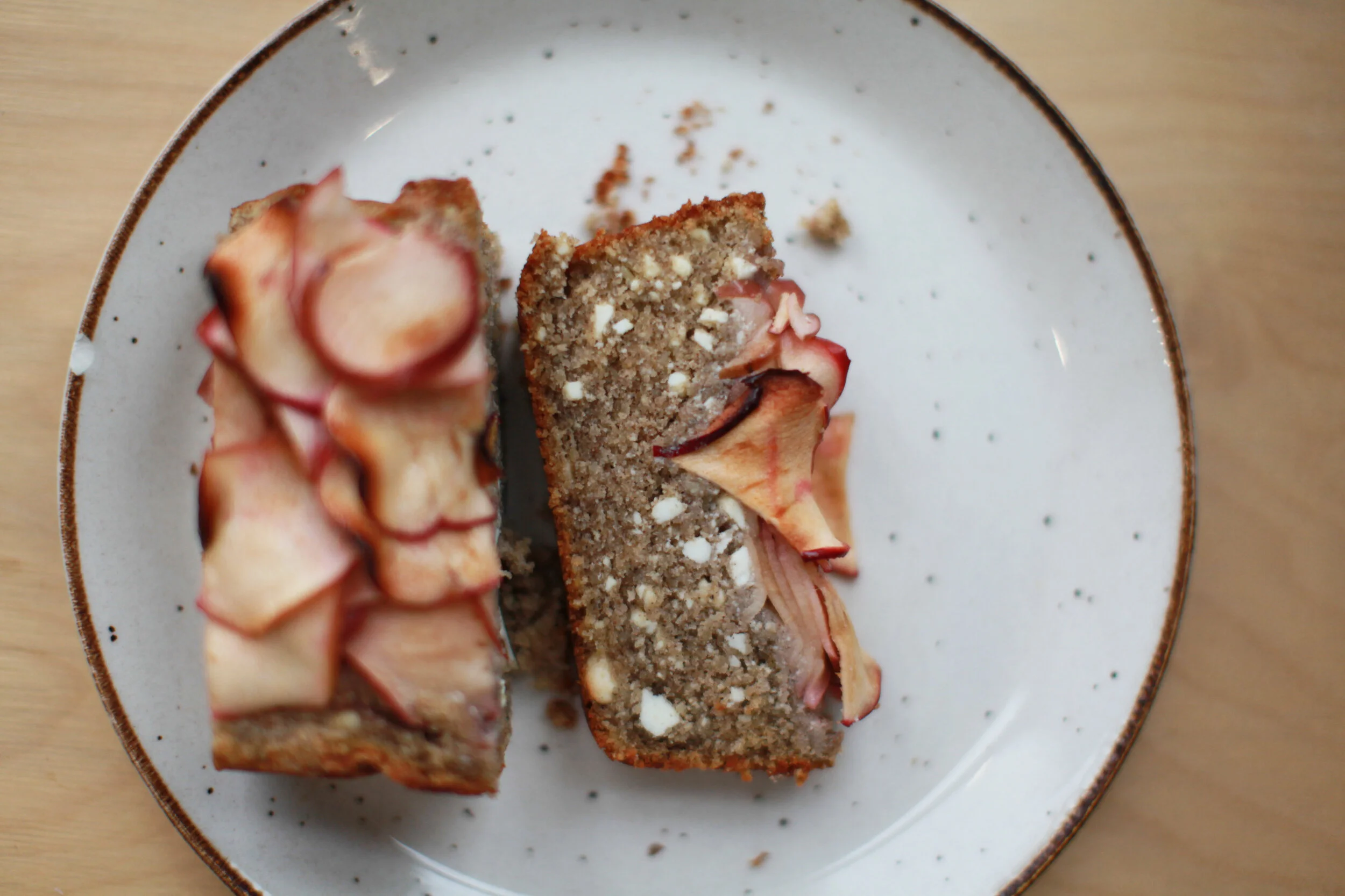 Gâteau pommes sarrasin et ricotta