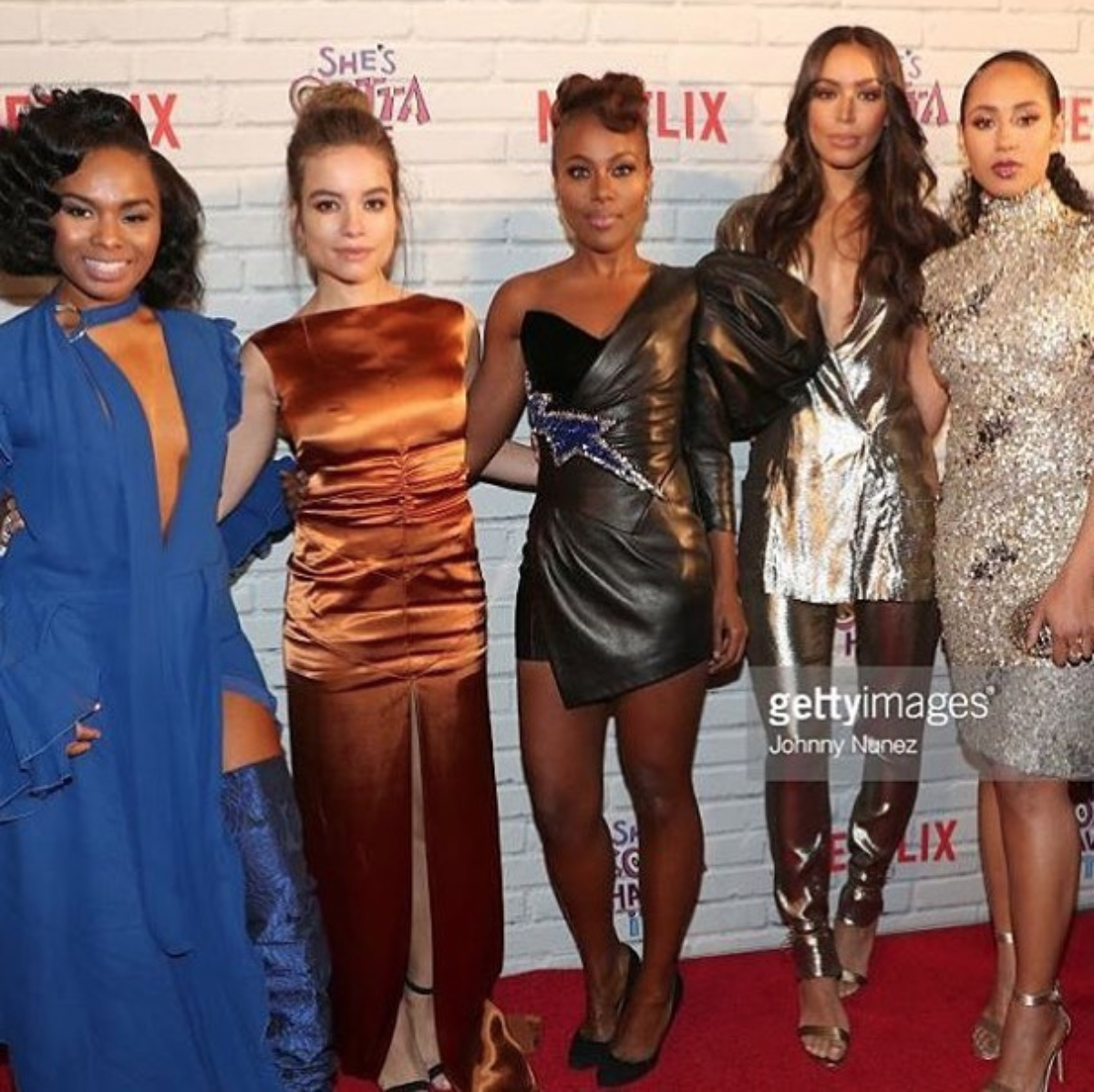Actress Sydney Morton for "She's Gotta Have It" Netflix Red Carpet