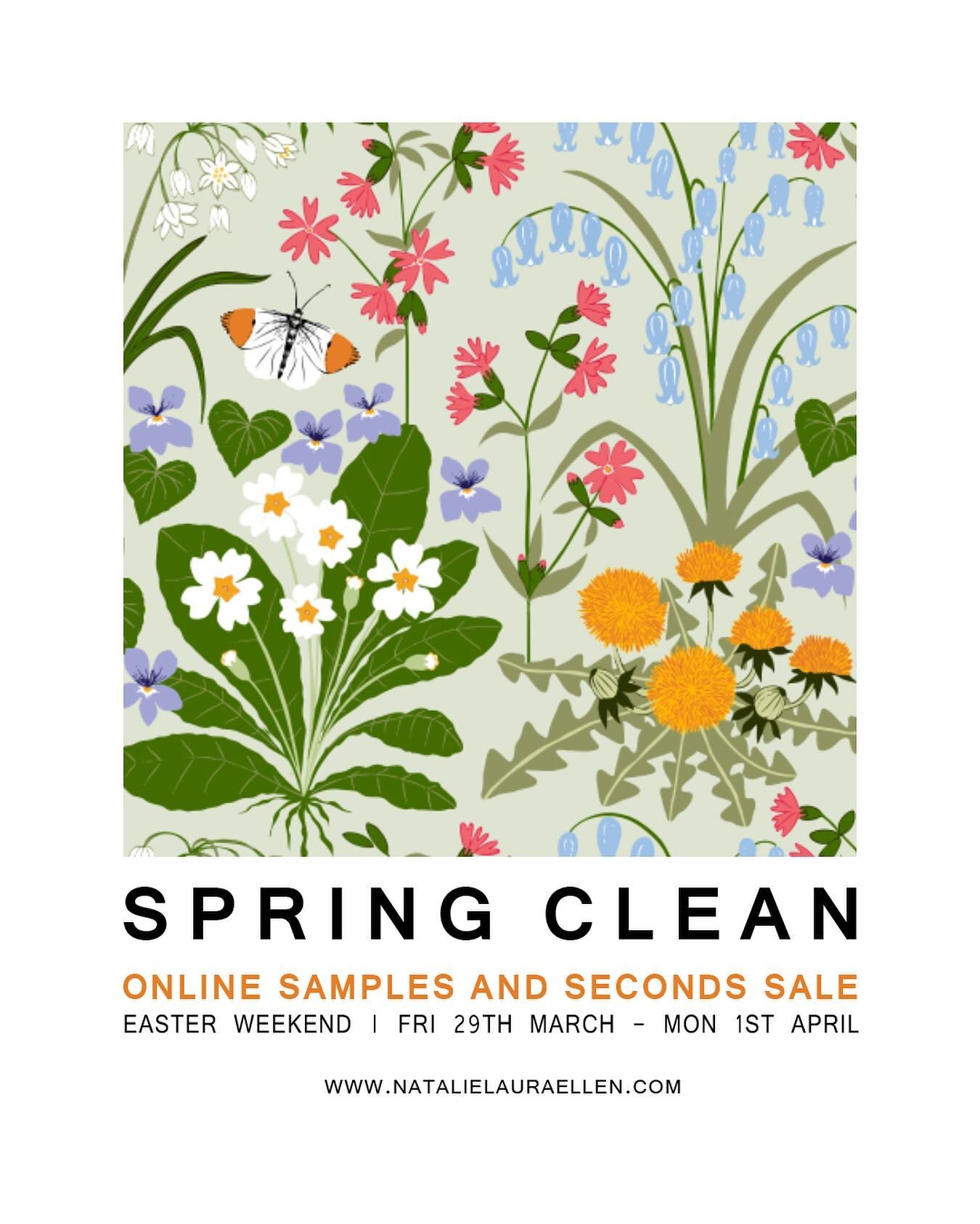 🌸 🐝  S A M P L E  S A L E 🐝 🌸

Spring has well and truly sprung, so what better time to brighten your home with a bargain from my big Spring Clean samples and seconds sale? 

I&rsquo;ve been having a big sort out, so all Easter weekend I&rsquo;ll