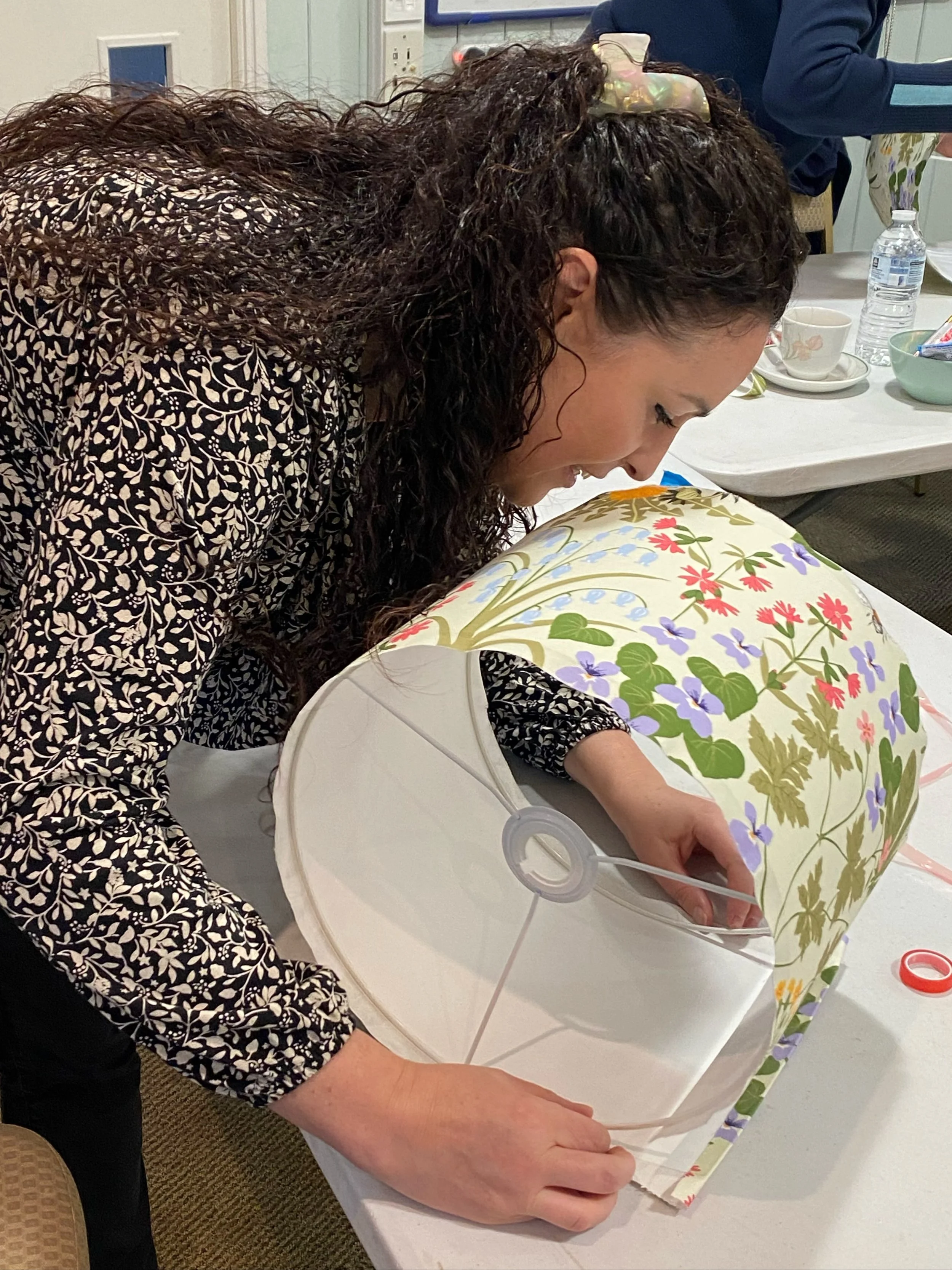 I had a brilliant day teaching Lampshade workshops @dorothyclive on Saturday! Thank you to everyone who joined me, you were all brilliant and I hope you love your shades! 

Fancy joining me at my next Lampshade workshop? The next dates are below and 
