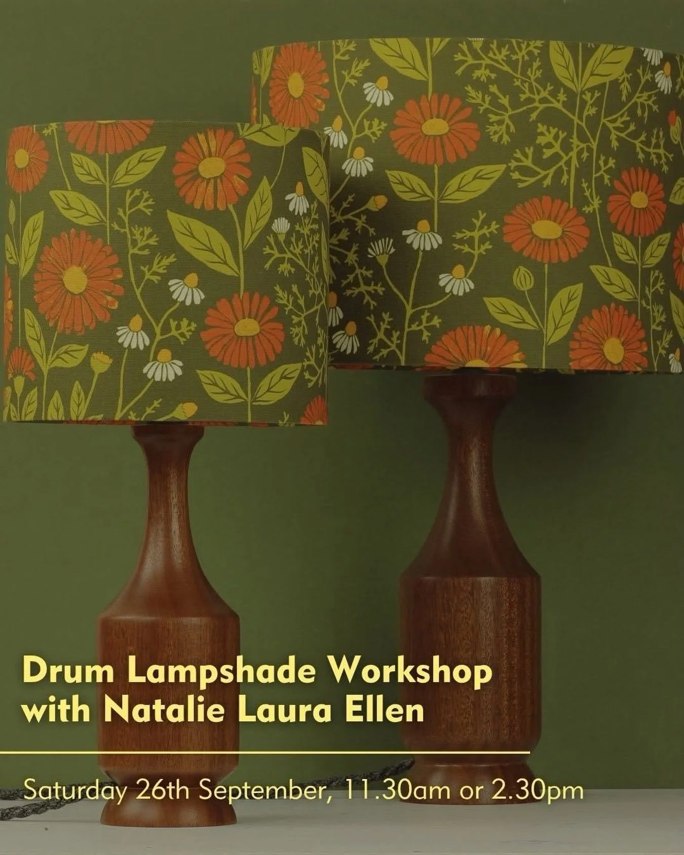 ✨ Last minute spaces available ✨

Just a quick one to let you know that I have some last minute spaces available at my Lampshade workshop @manchestercraft tomorrow if you fancy joining me for a creative couple of hours?

All materials are included to