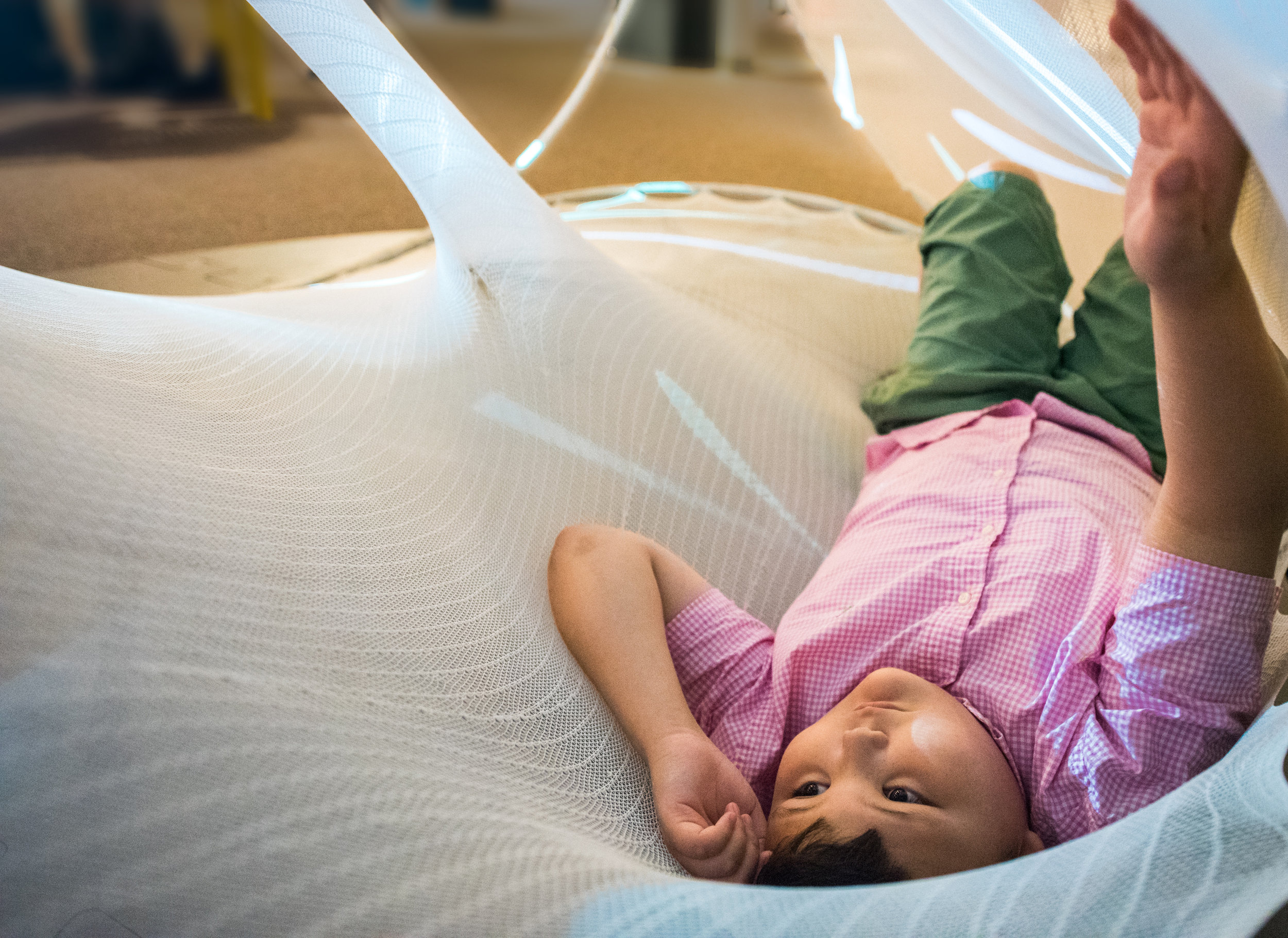 sensoryPLAYSCAPE | stretchSWARM at HandsOn Museum