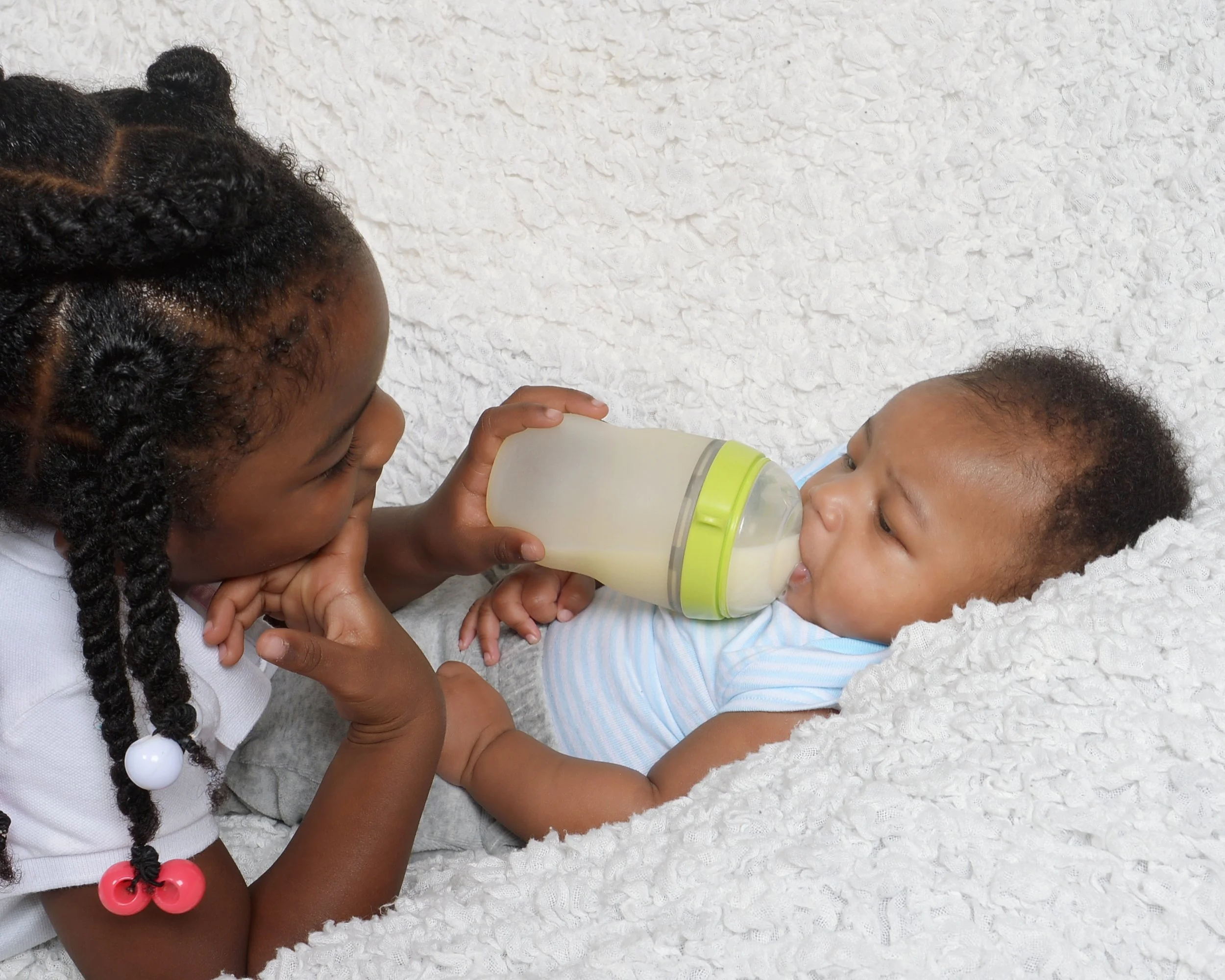 Sister Feeding baby-lux baby bottle silicone baby green 8 oz