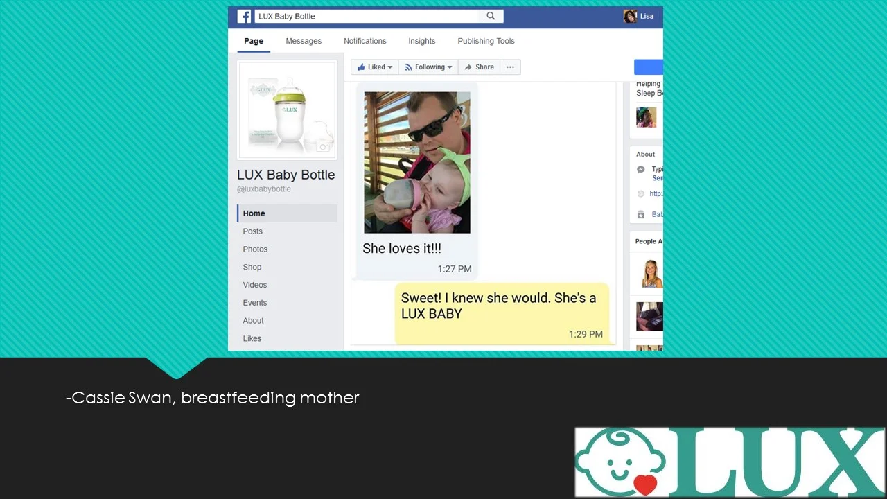 LUX Baby Bottle Testimonial