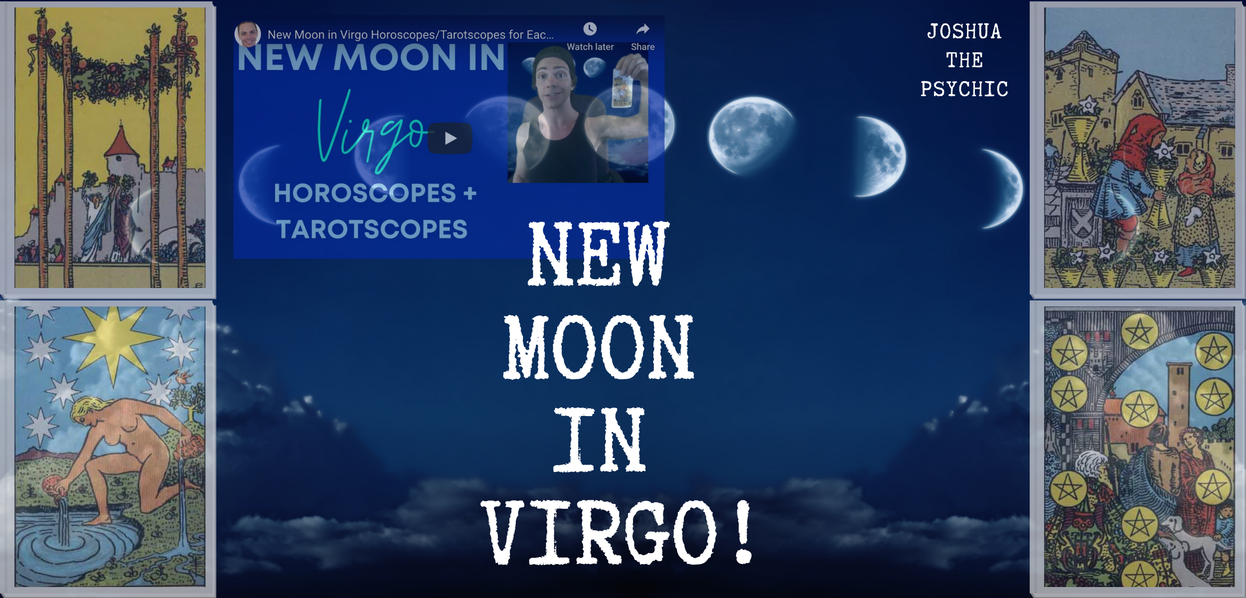 New Moon in Virgo Tarotscopes for Each Sign 