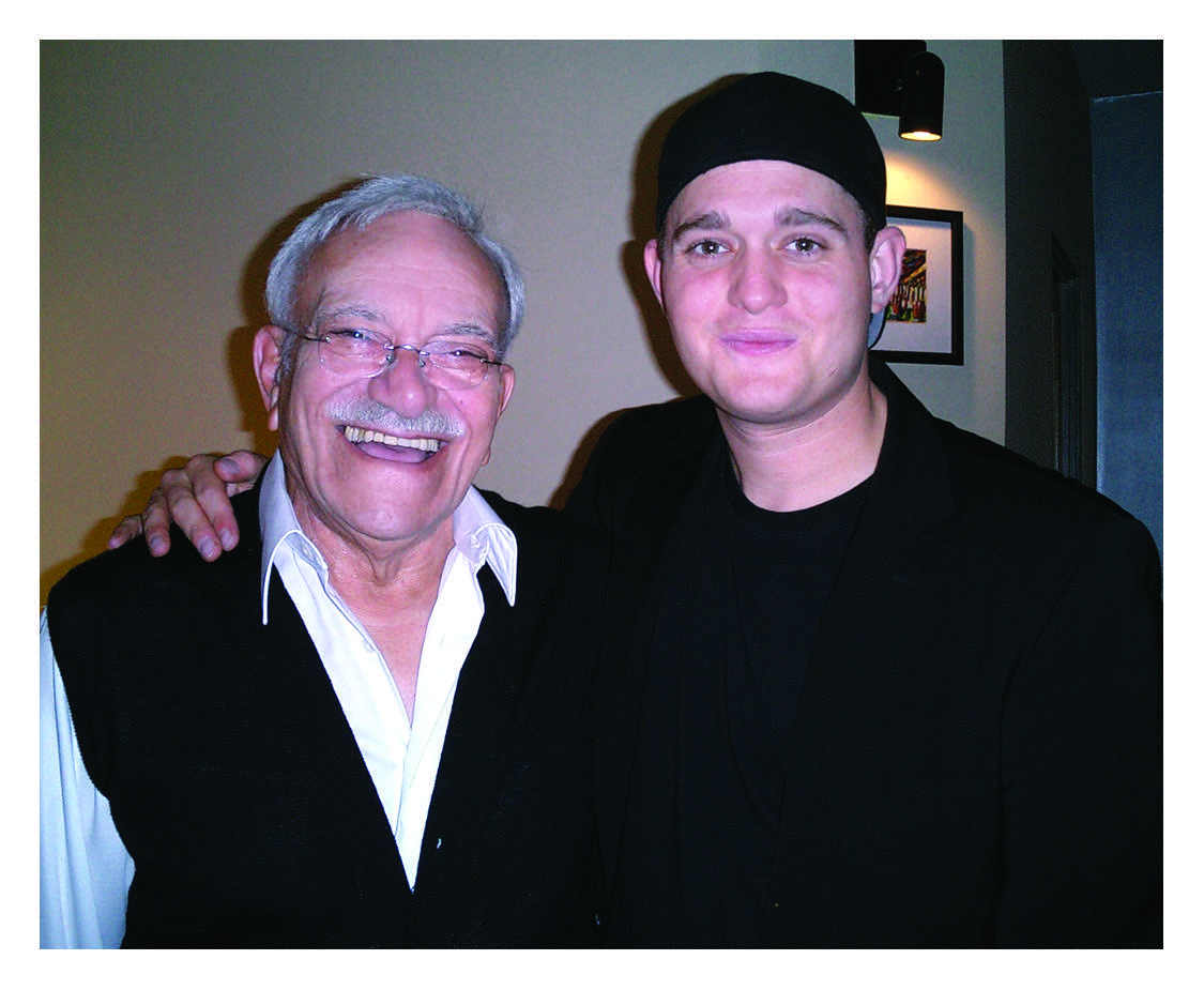 Sammy wt Michael Bublé @ Recording Session