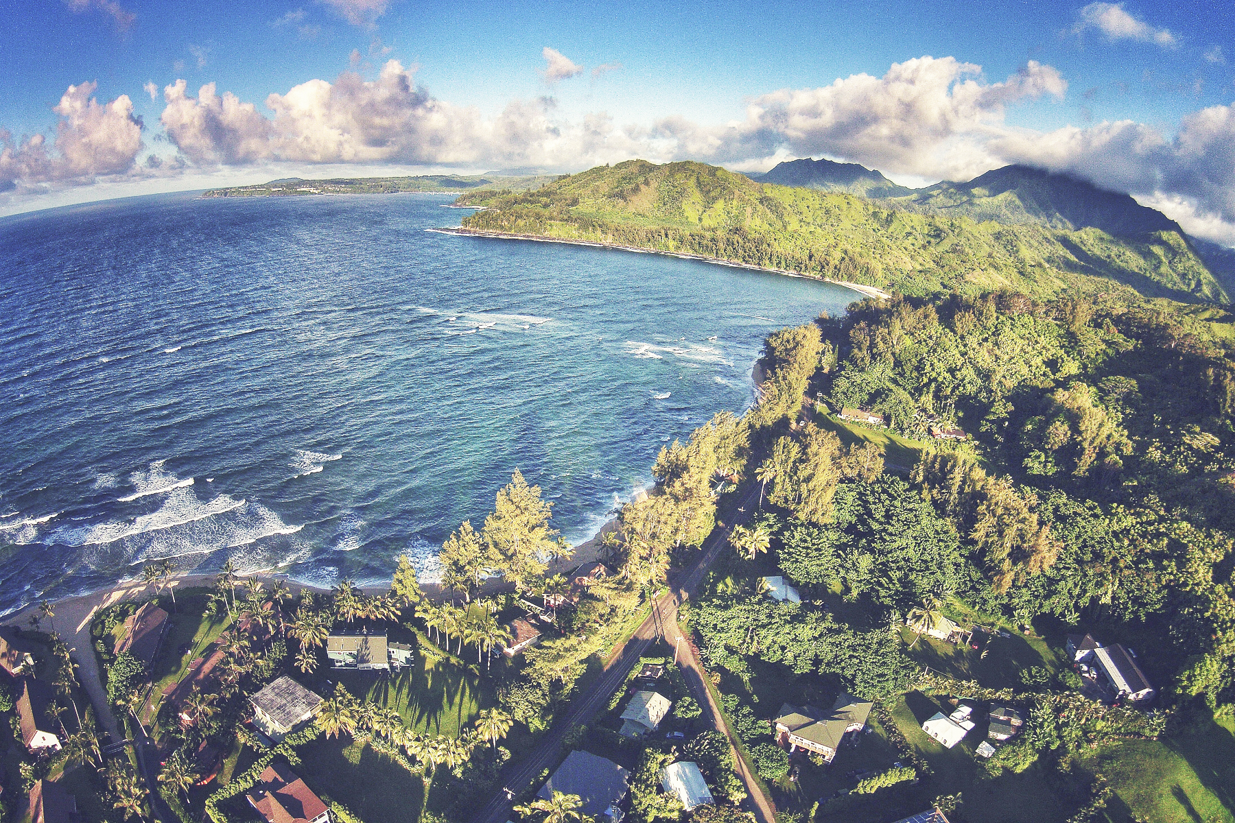 Ariel of Wainiha Bay