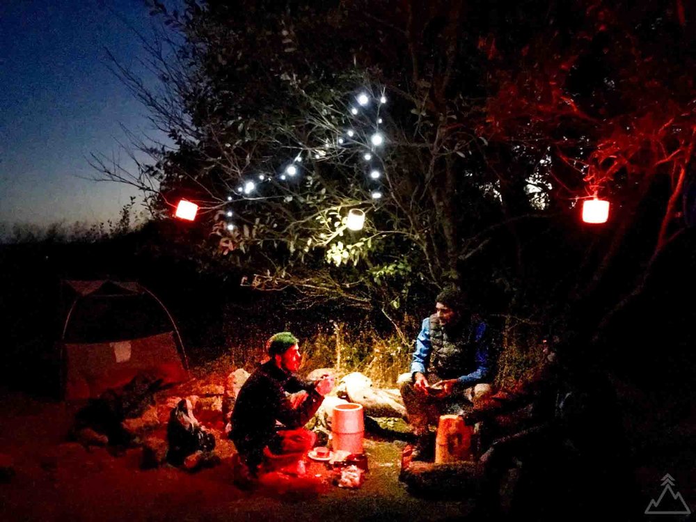 Lost Coast campsite