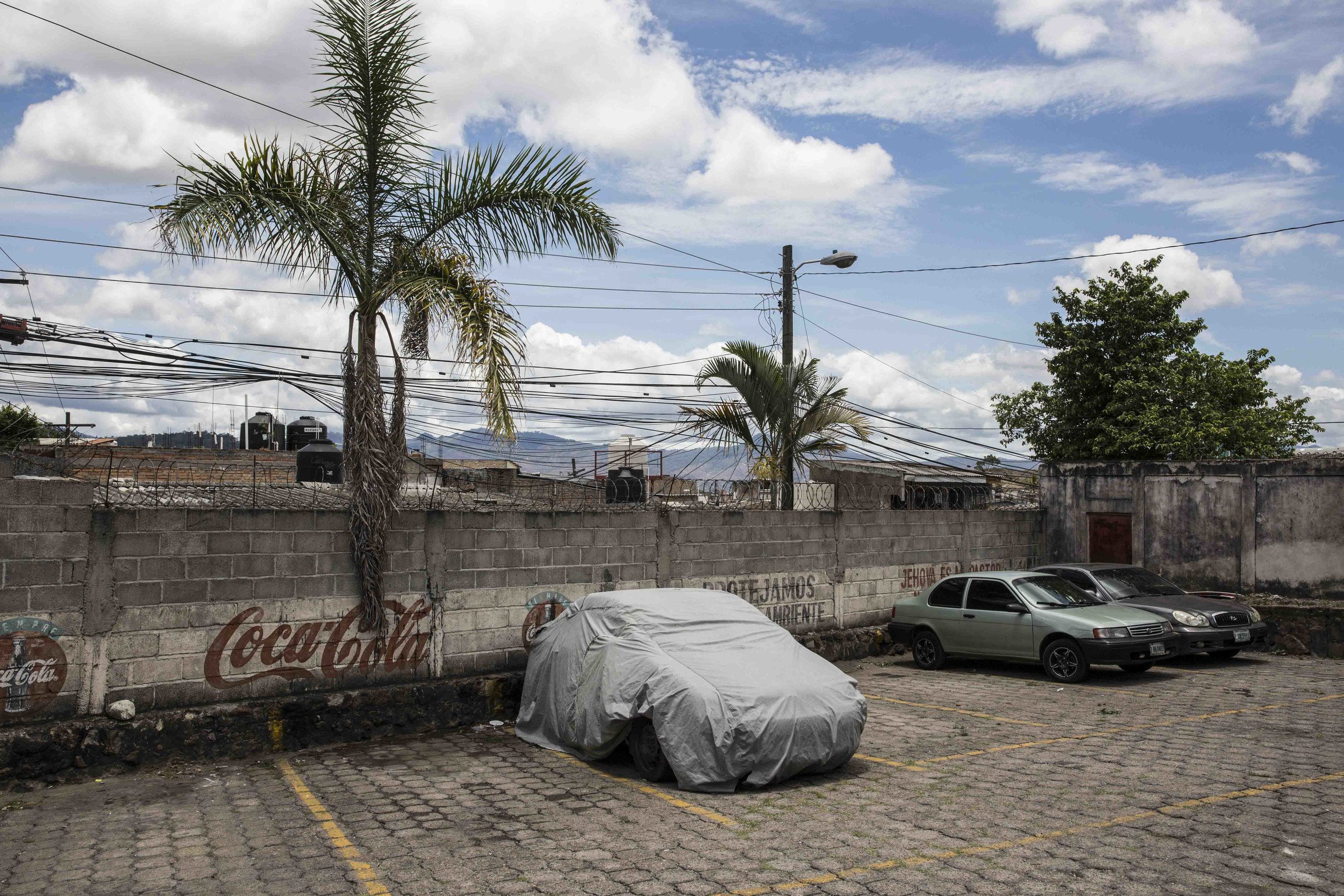 On the streets of Suyapa, one of the most dangerous neighborhoods of Tegucigalpa.