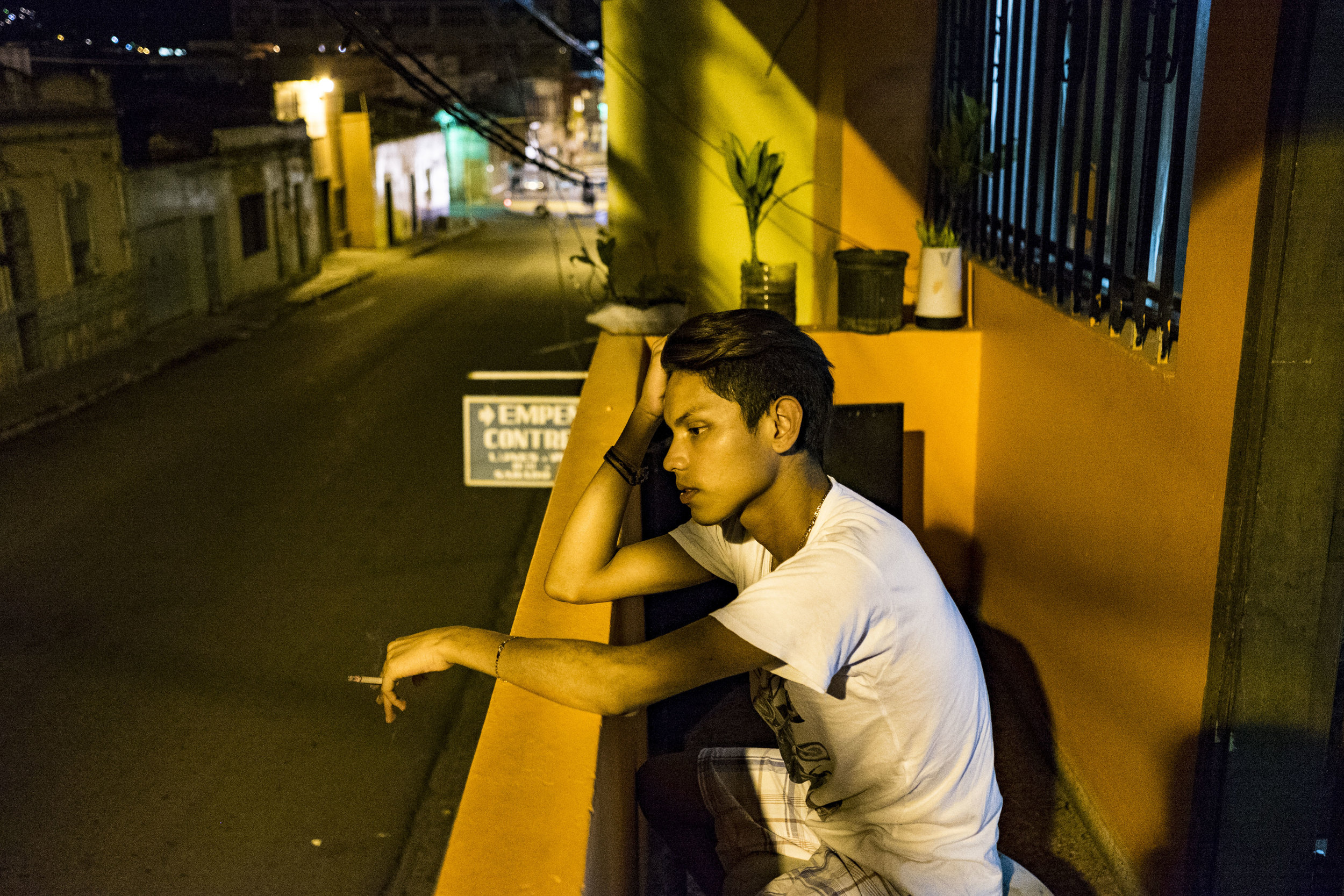  In the premises of the LGBT organisation Arcoiris, that is a space that aims to reunite homosexuals and transgenders in Tegucigalpa in a place where they can spend time feeling relatively safe. 