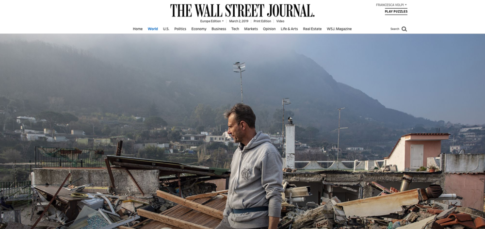 For The Wall Street Journal, in Italy. 