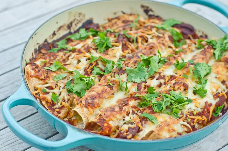 Enchiladas au poulet