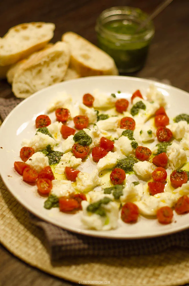 Salade de tomates et mozzarella de Nigella