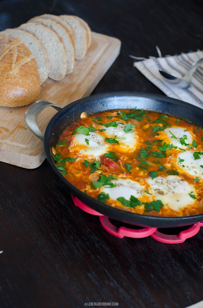 Casserole d'oeufs épicés