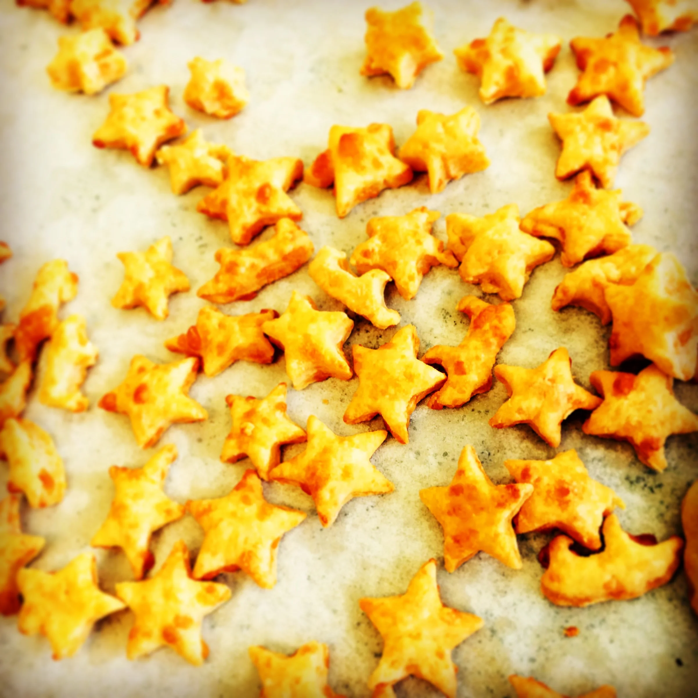 Craquelins au fromage et potage de courge