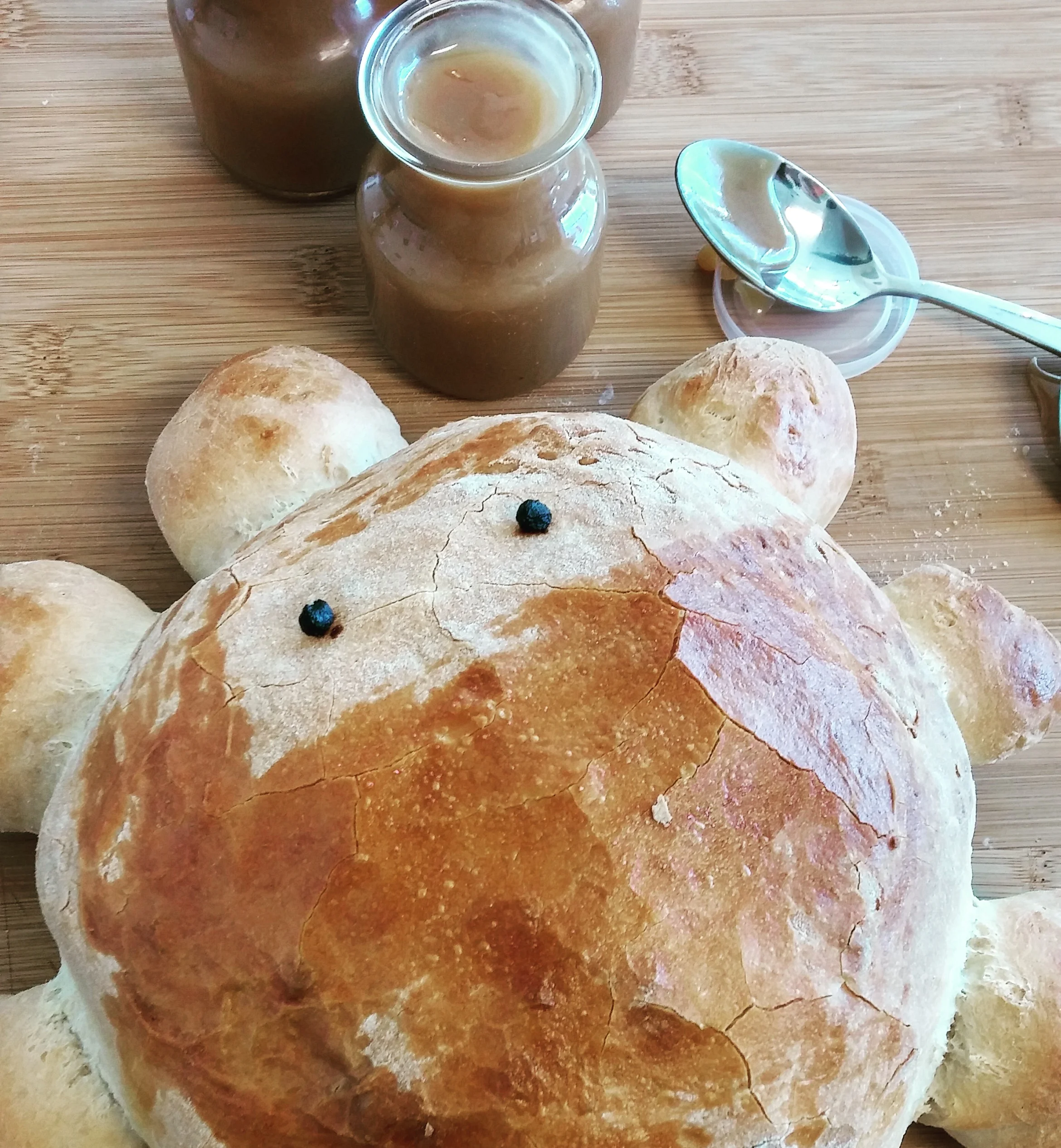 Pain soleil et caramel au sel de mamie