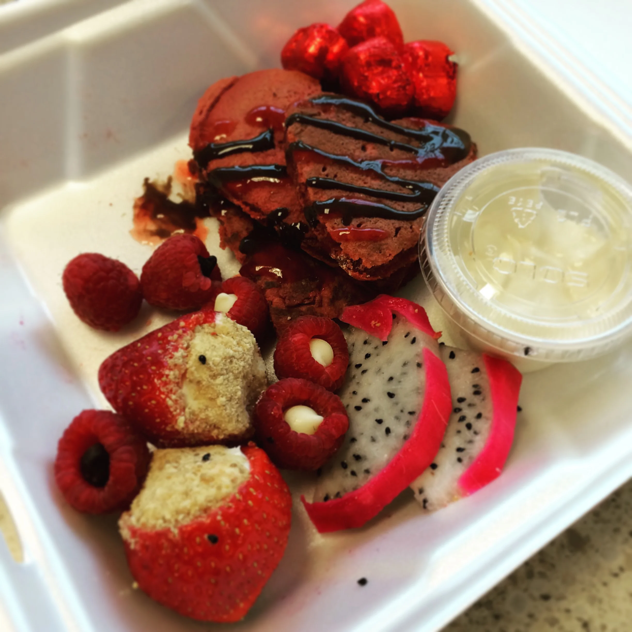 Crêpes rouge velour