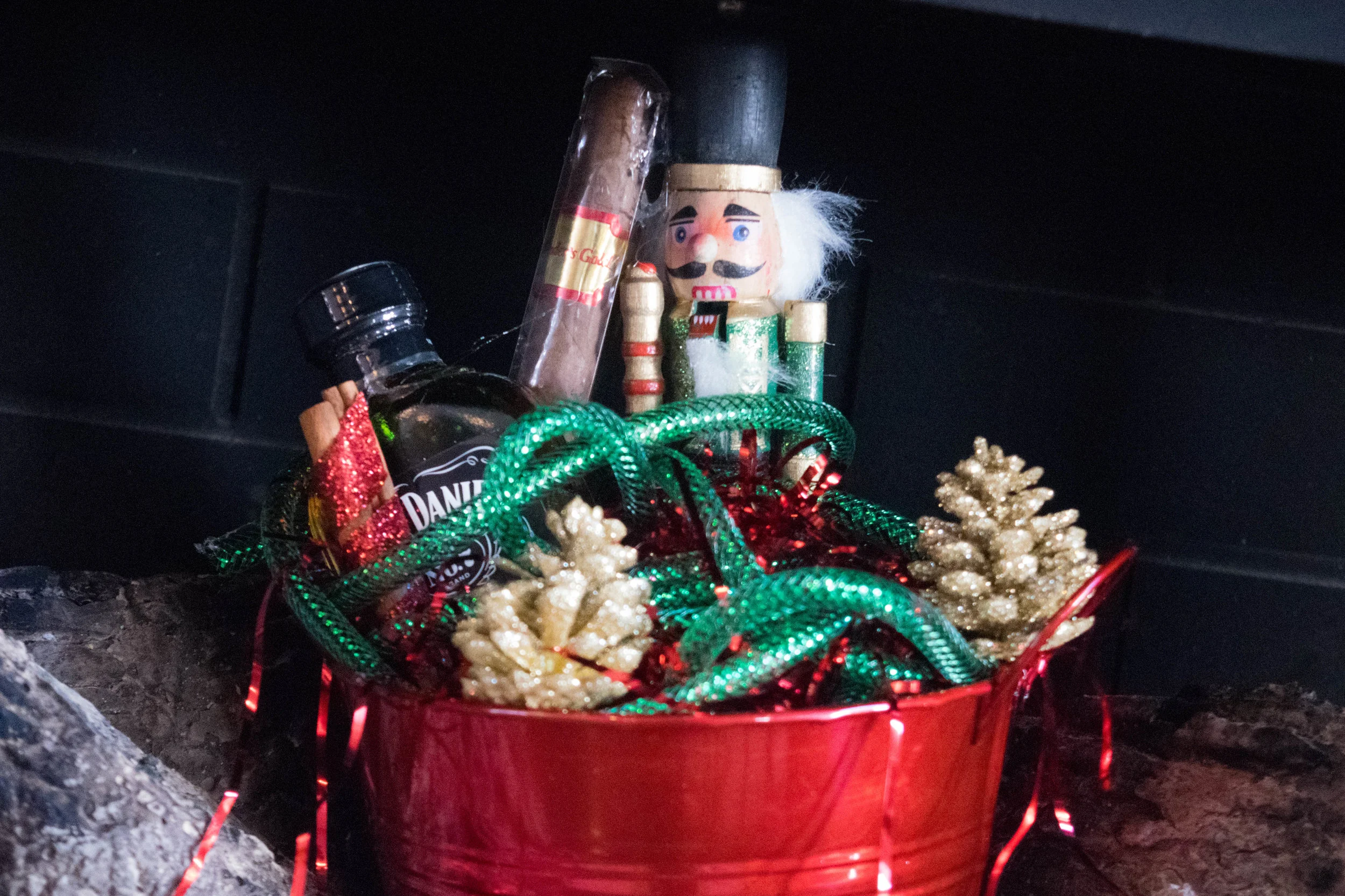 Whiskey Cider Basket  