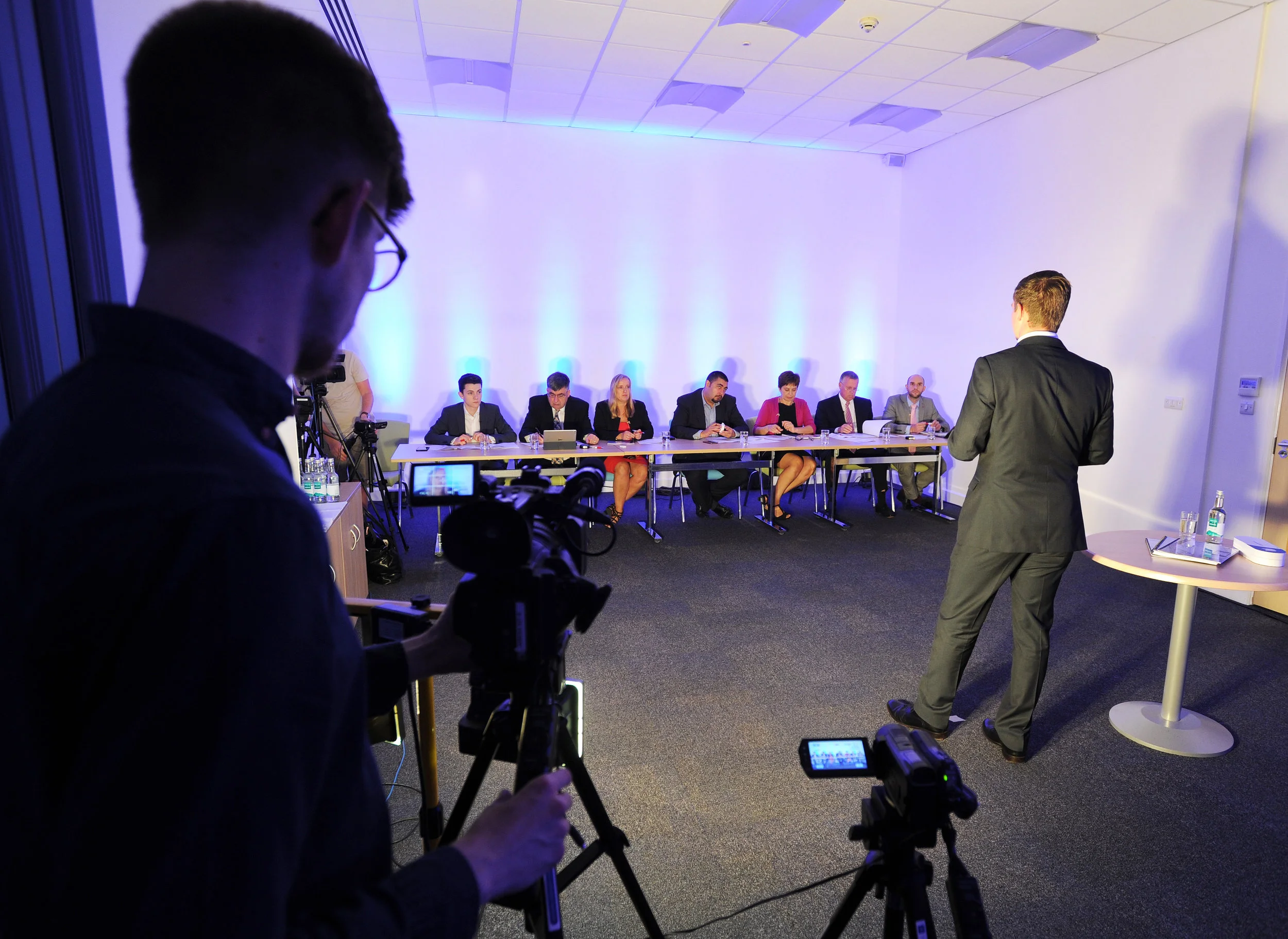  YST Solent 2016 filming Dragons Den at Ocean Village Innovation Centre
