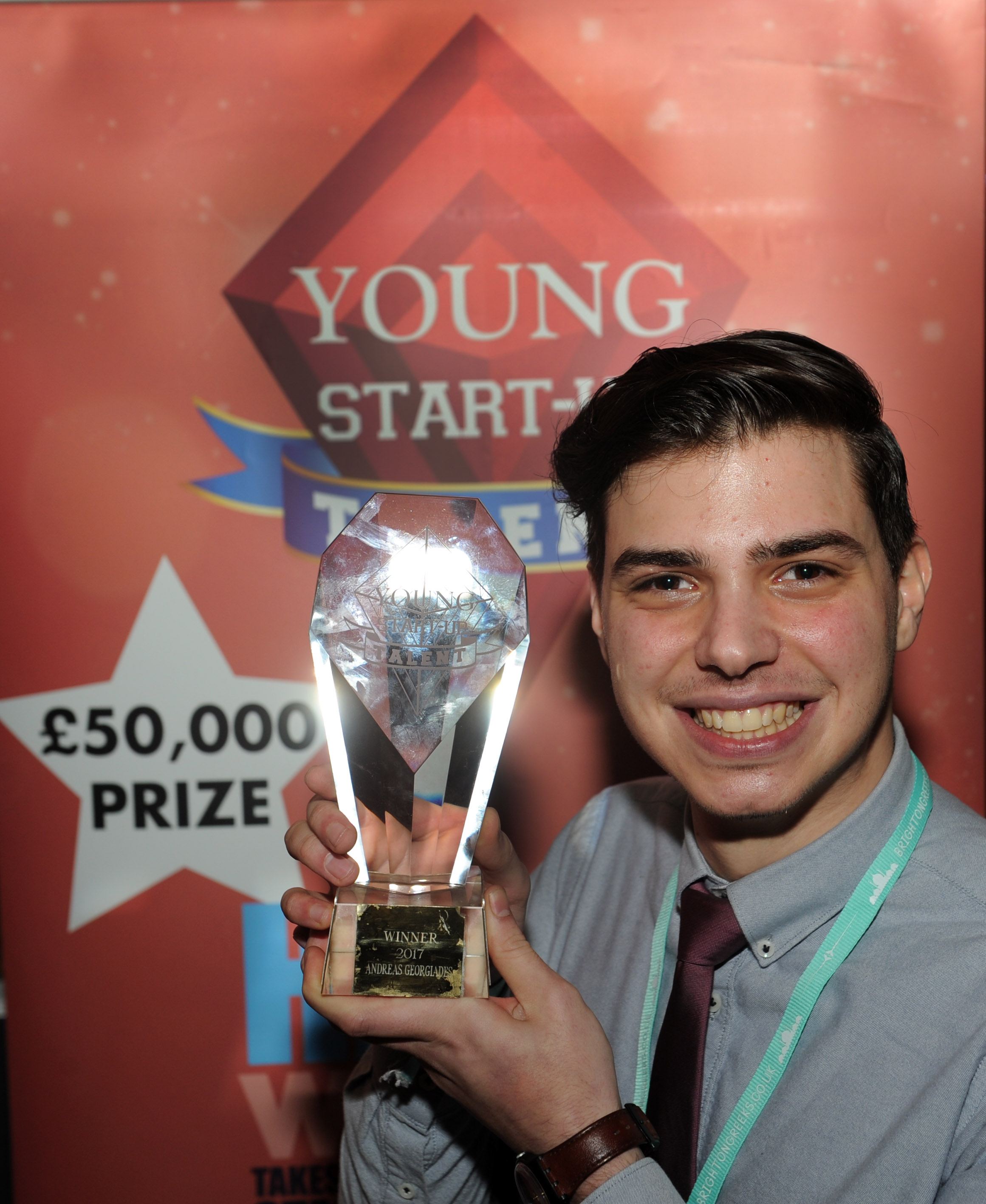 Andreas Georgiades - Brighton Greeks - YST Brighton winner 2017