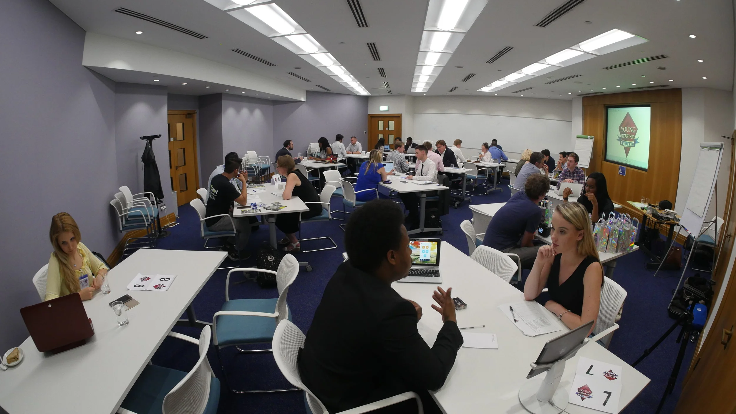 YST London speednetworking underway