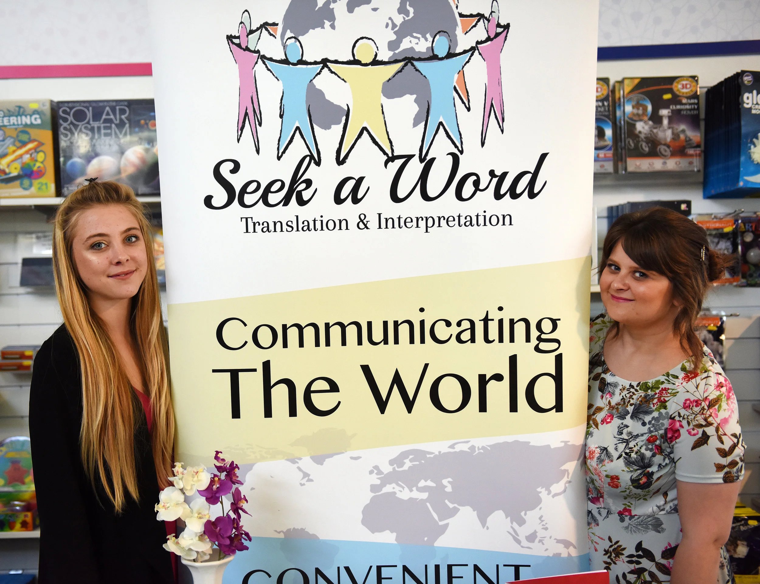 Natasha Tiffin & Alice Dixon of Seek A Word