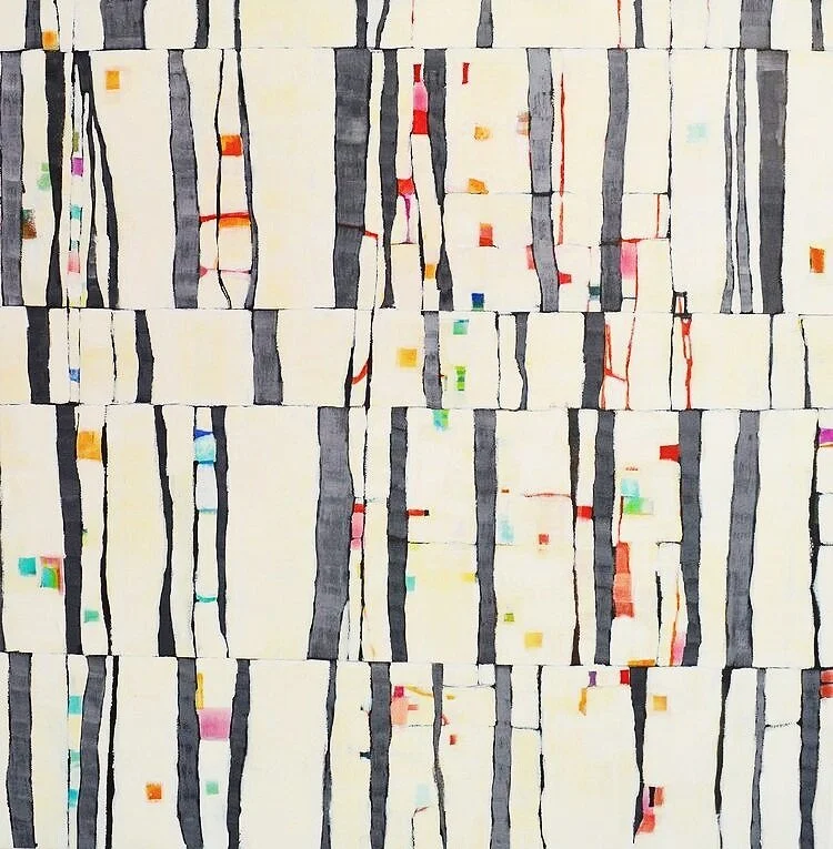 A Perfect Mess, acrylic on canvas, 36x36" SOLD