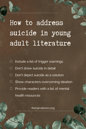 How Should YA Writers Address Suicide And Self-Harm? — The Narrative ARC