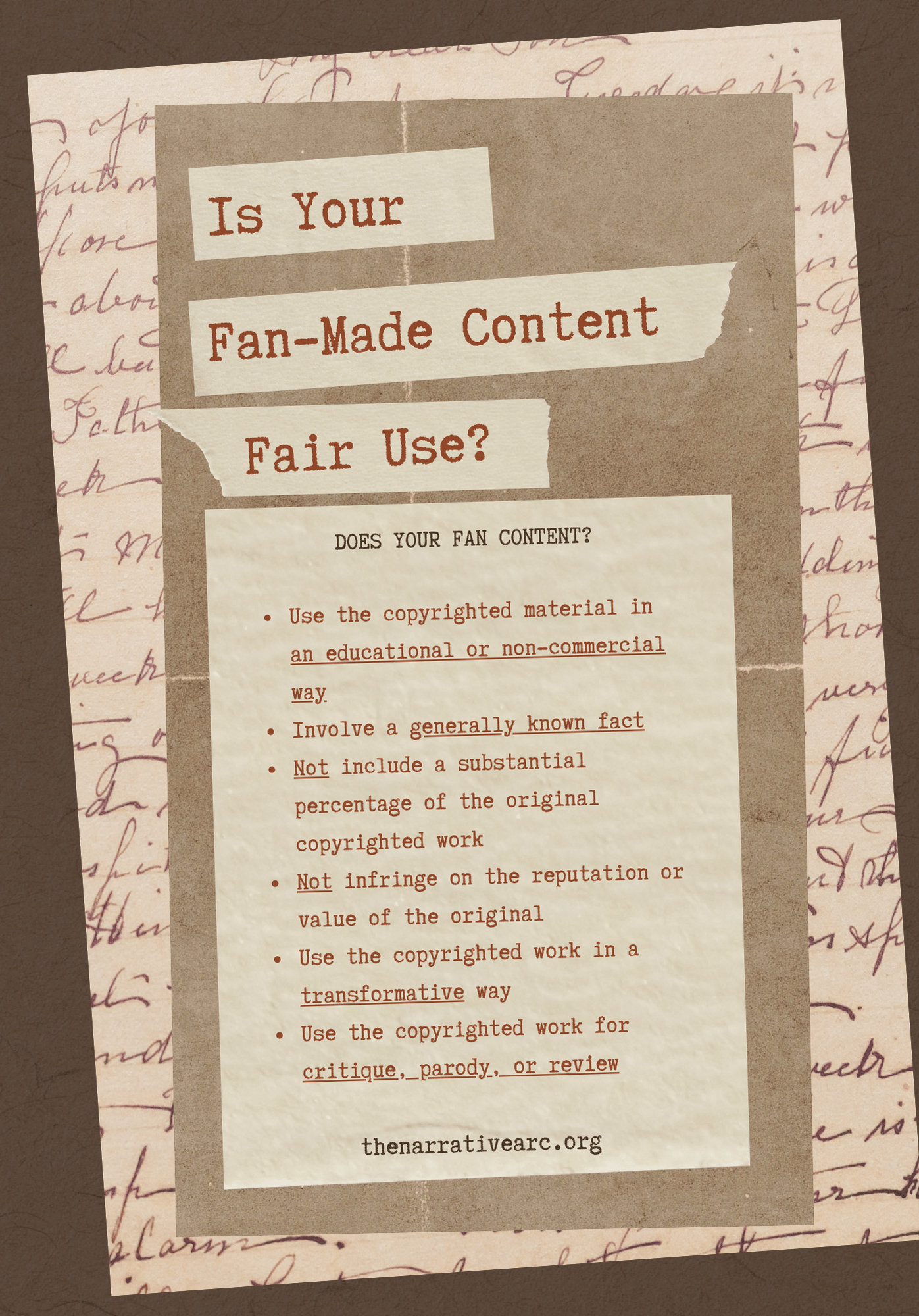 Is Fan Fiction Illegal? — The Narrative ARC