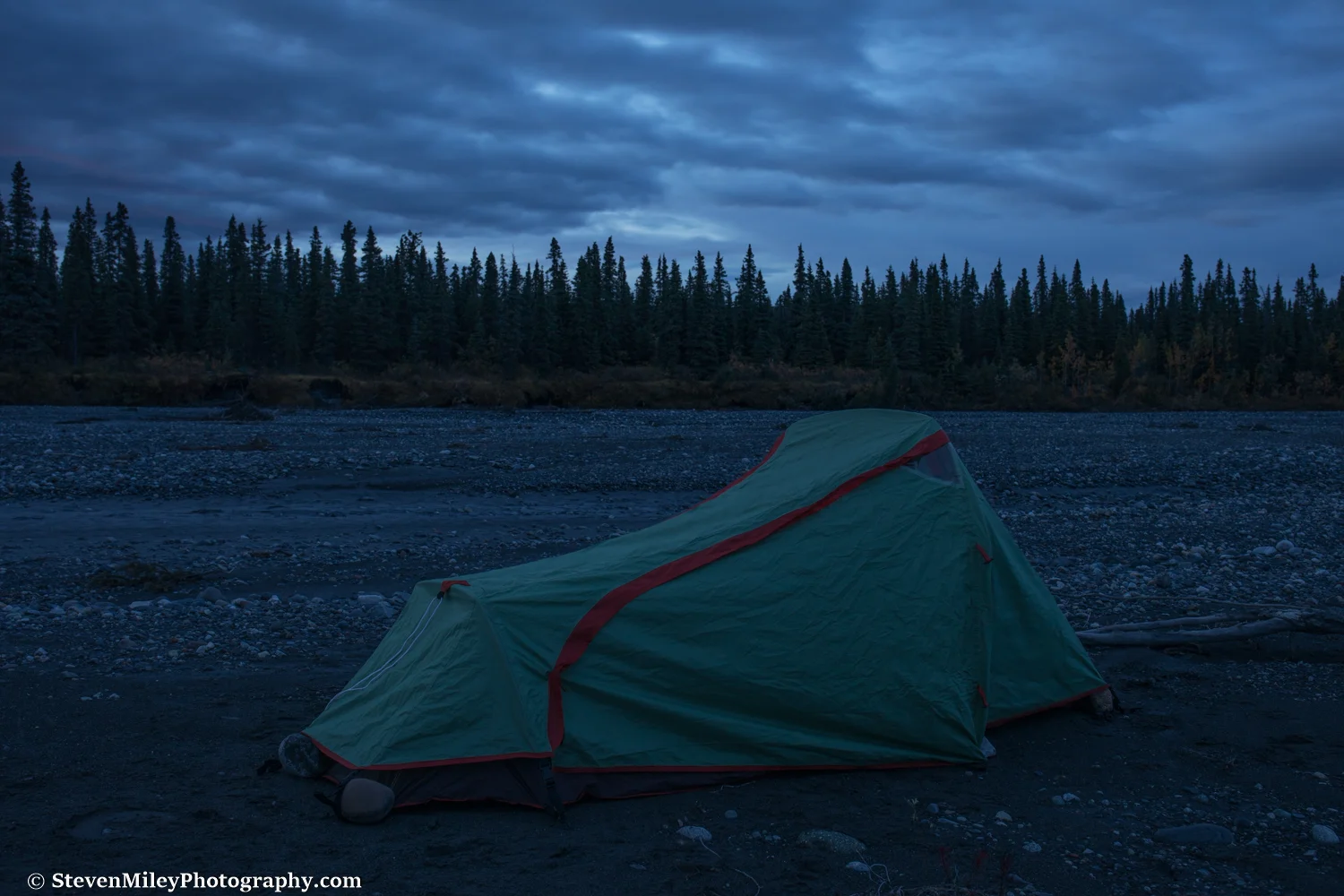 Camping on the McKinley River Bar
