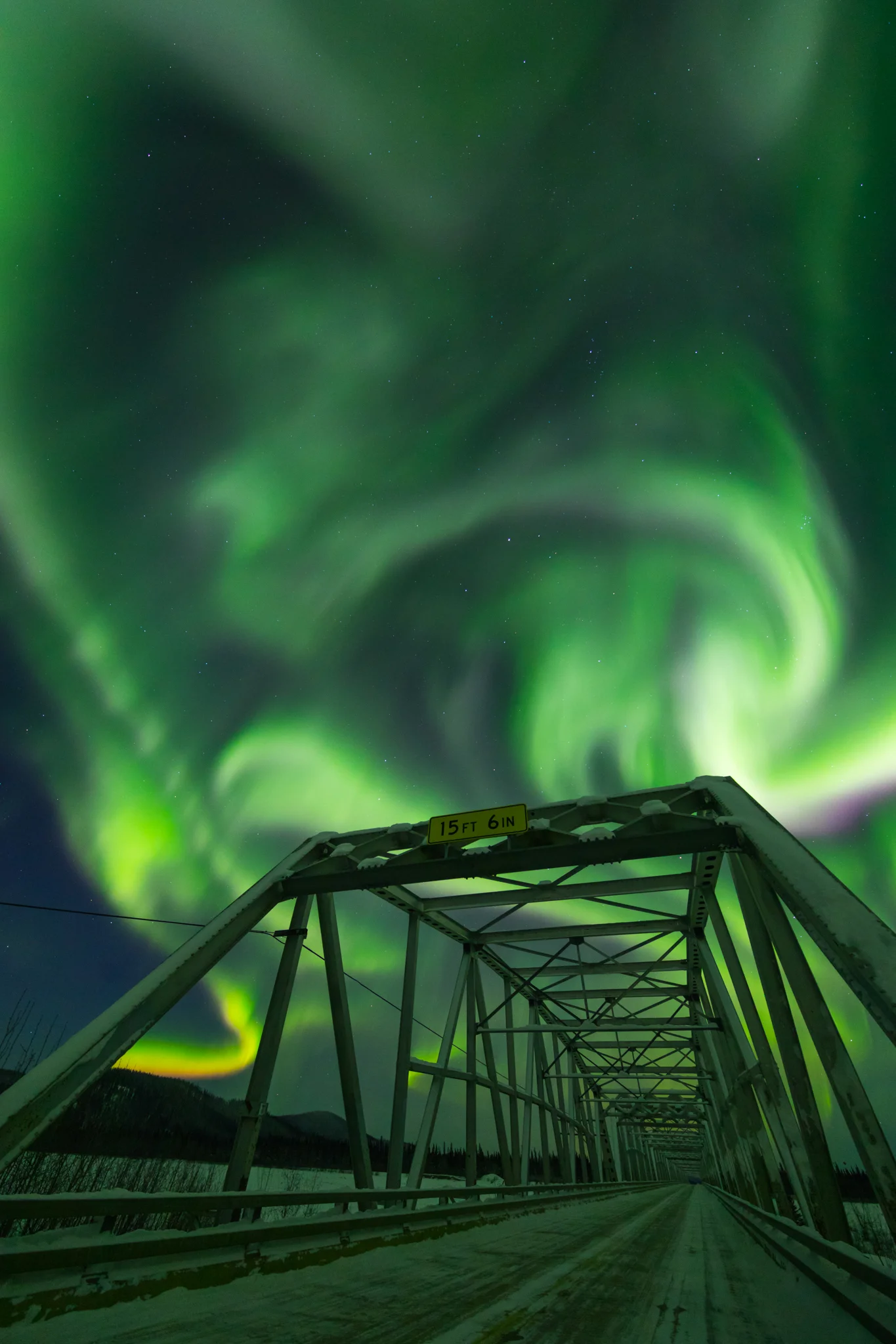 Gerstle River Bridge Aurora