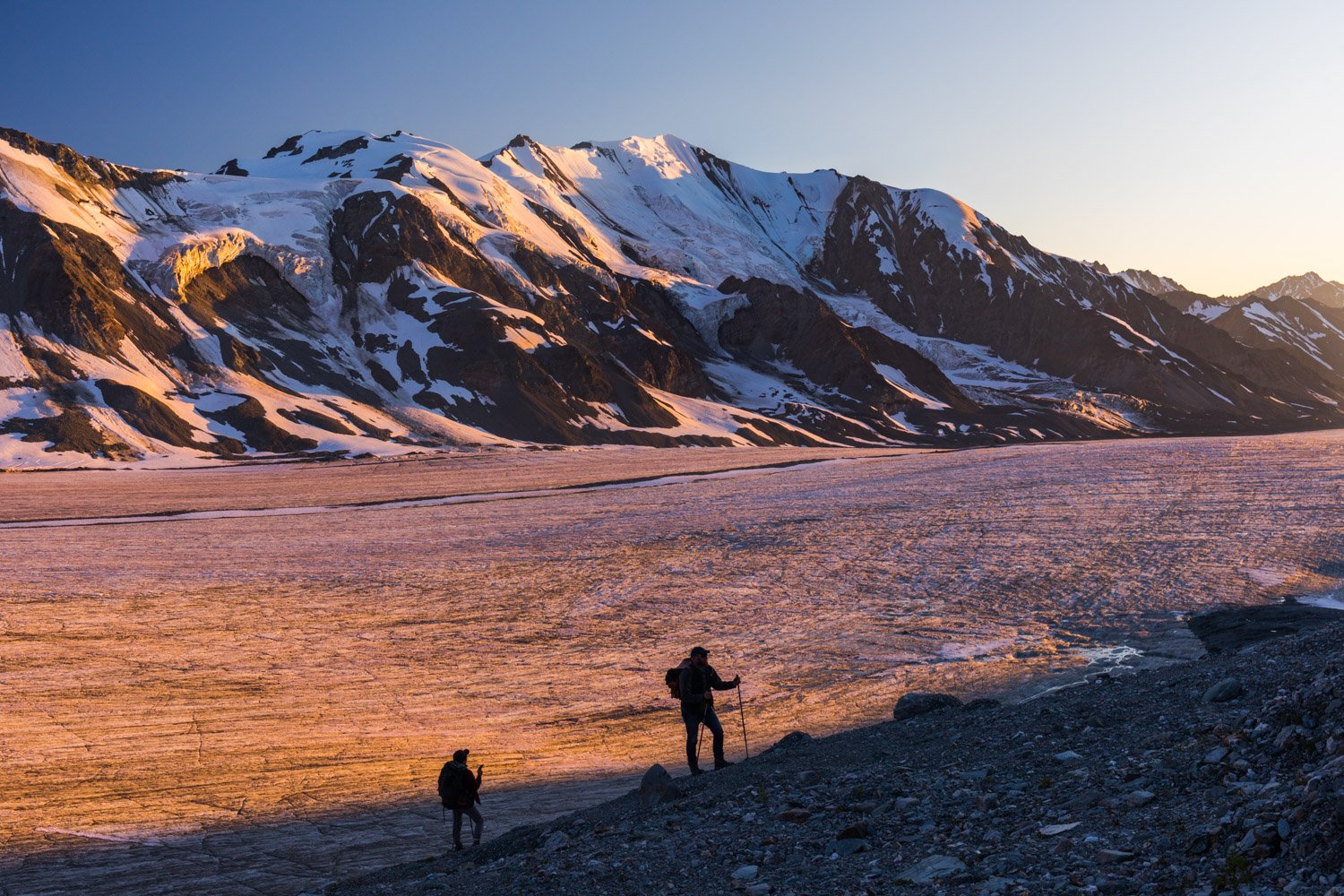 Glacier Alpenglow