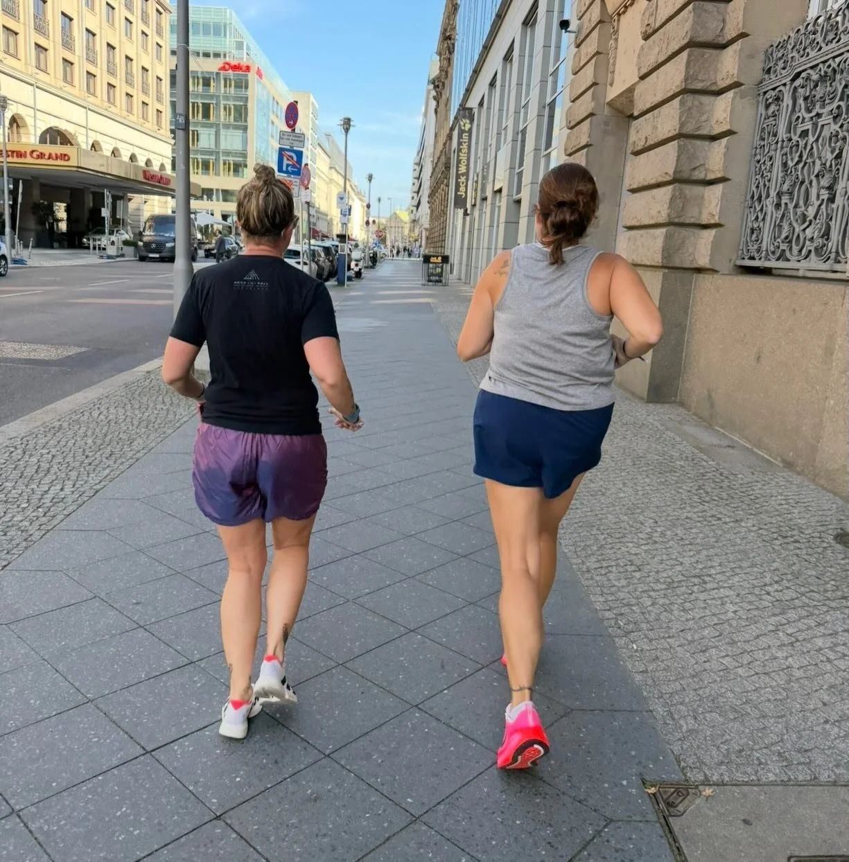 One story from our trip to Berlin that I never shared but holds such a deep, profound place in my heart - and I believe is valuable for others to hear- begins during one of our shakeout runs a couple of days before the marathon. 

I was running along