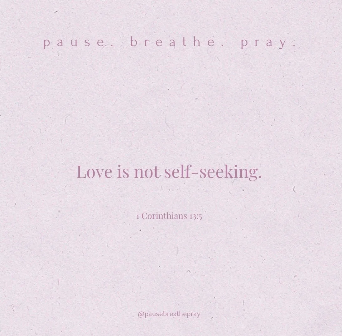 I invite you to join me to&hellip;

pause. breathe. pray.

May we seek God above all else, allowing His truth and love to fuel us. As we fix our eyes on Him, may we become less self-seeking and more outward-facing, reflecting His love through our wor