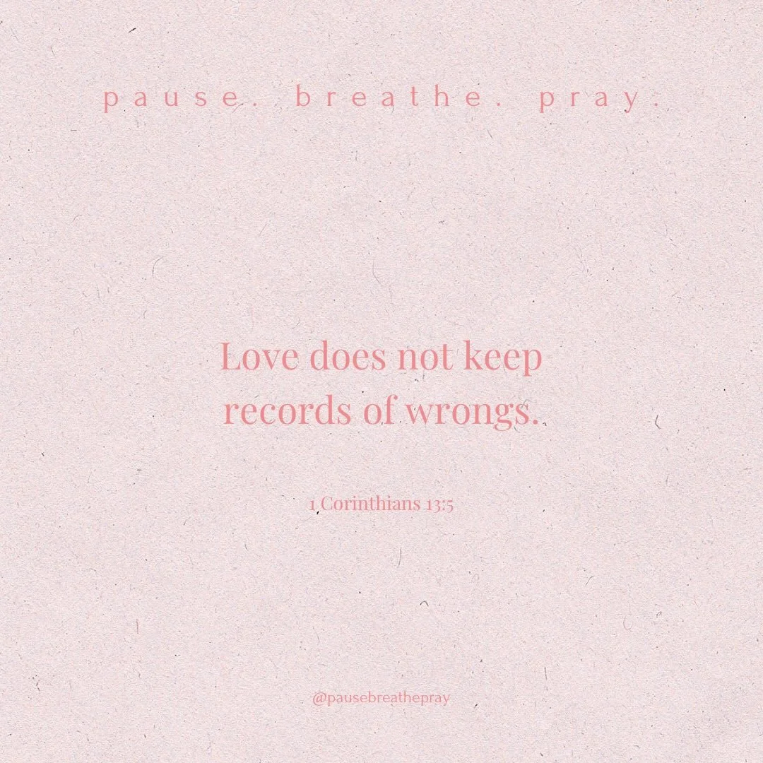 I invite you to join me to&hellip;

pause. breathe. pray.

Forgiveness isn&rsquo;t always easy, and sometimes we need to forgive again and again. Forgiveness does not excuse wrong behavior or remove wise boundaries. Yet when we forgive, we release th
